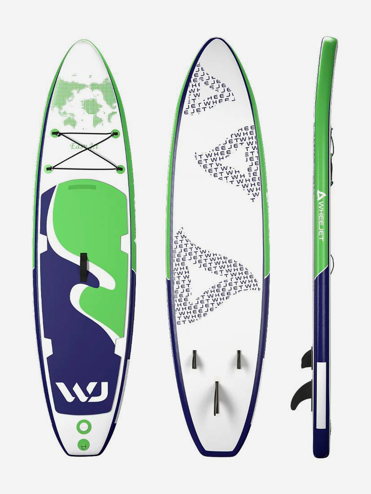 

Надувная SUP доска WheeJet VIOLET REEF 10'6", Зеленый