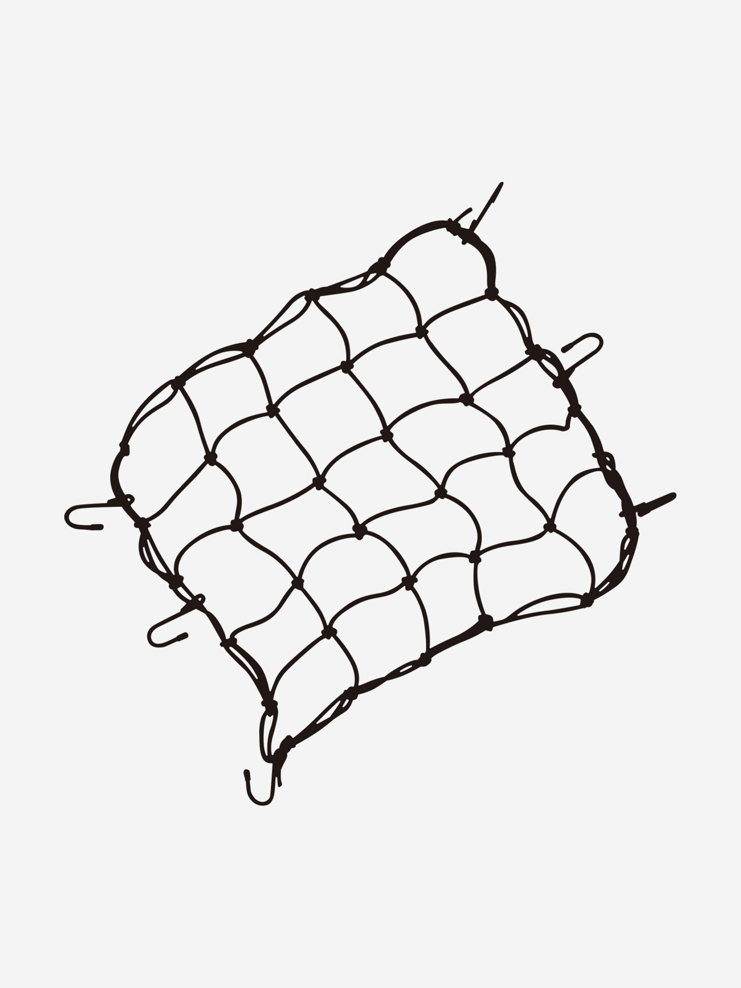 

Резинки на багажник Topeak Cargo Net, Черный