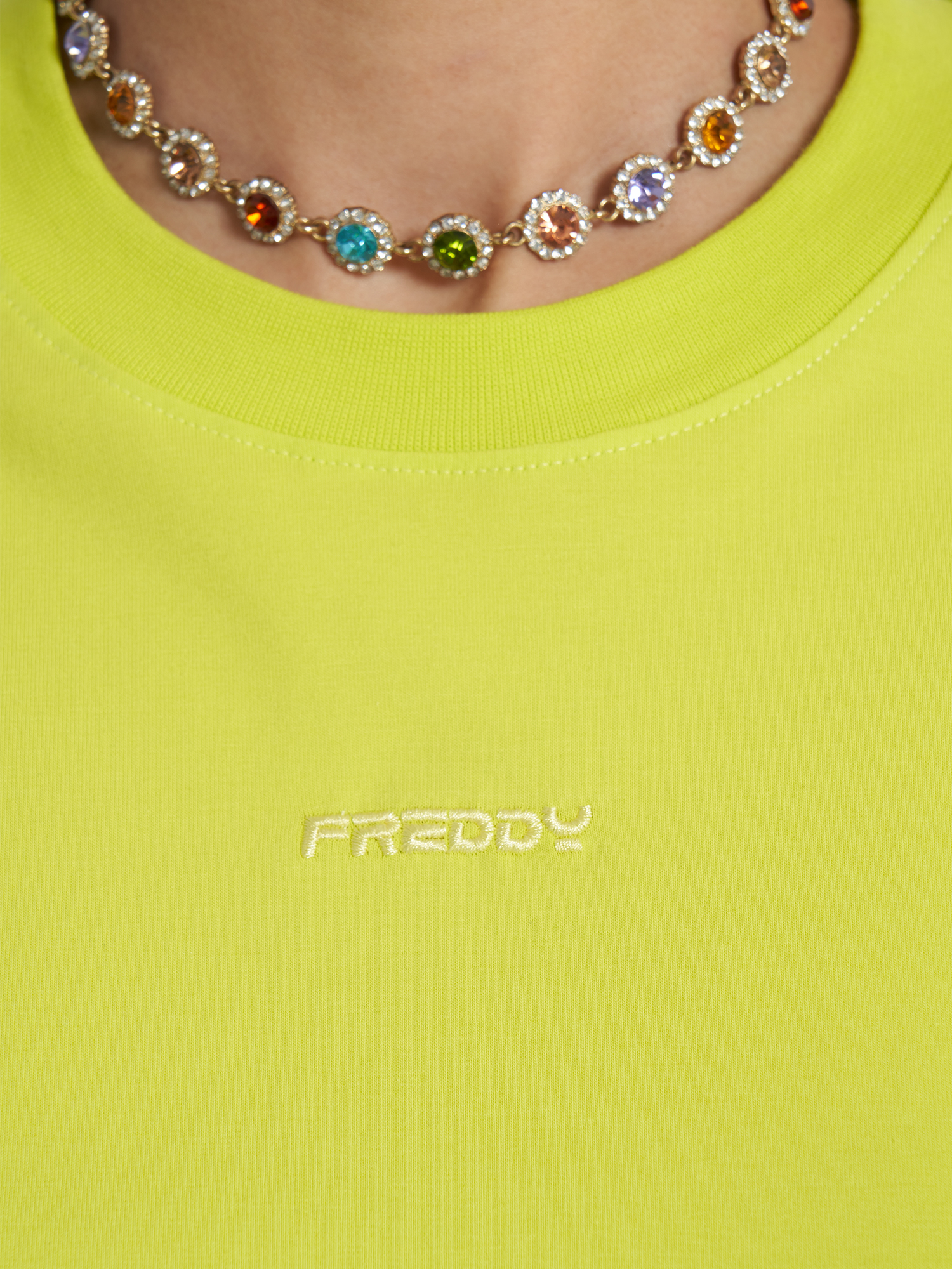 фото Свитшот женский freddy, зеленый