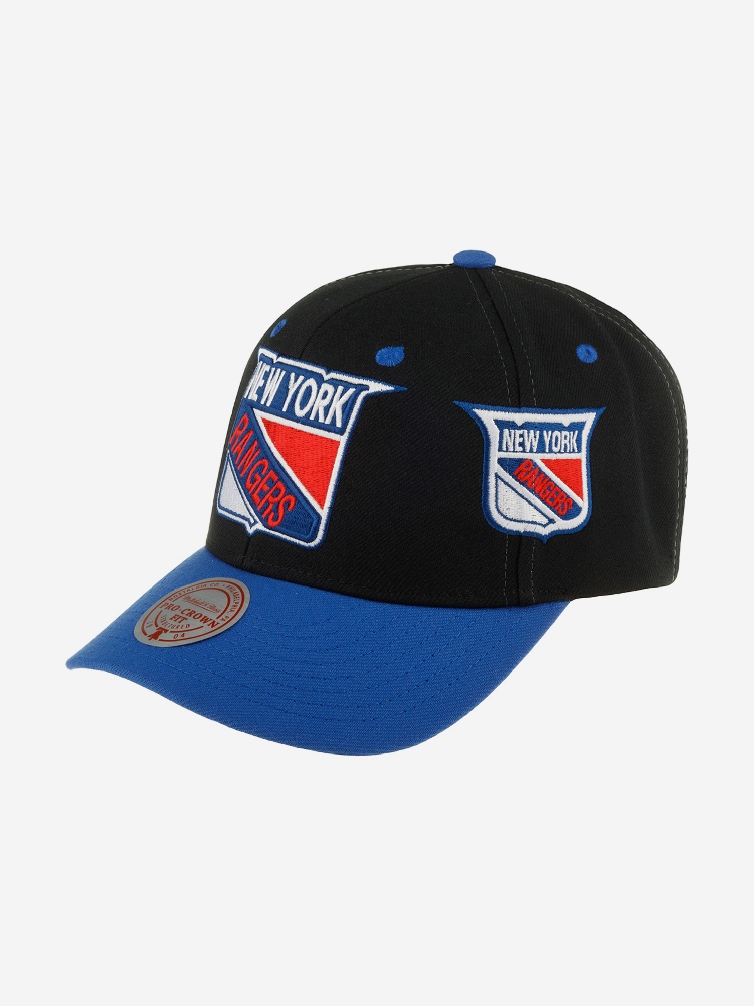 Бейсболка MITCHELL NESS HHSS7312-NYAYYPPPBLCK New York Rangers NHL (черный), Черный 59-271XDOXM4K-78, размер Без размера - фото 1