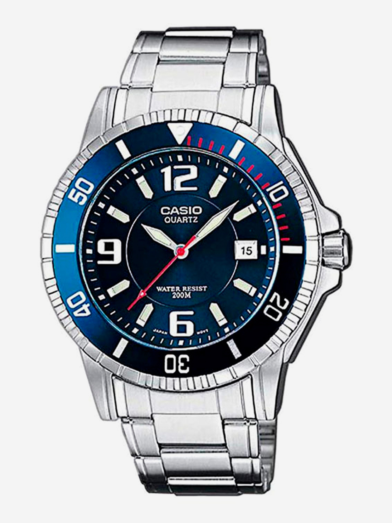 

Наручные часы Casio MTD-1053D-2A, Серебряный