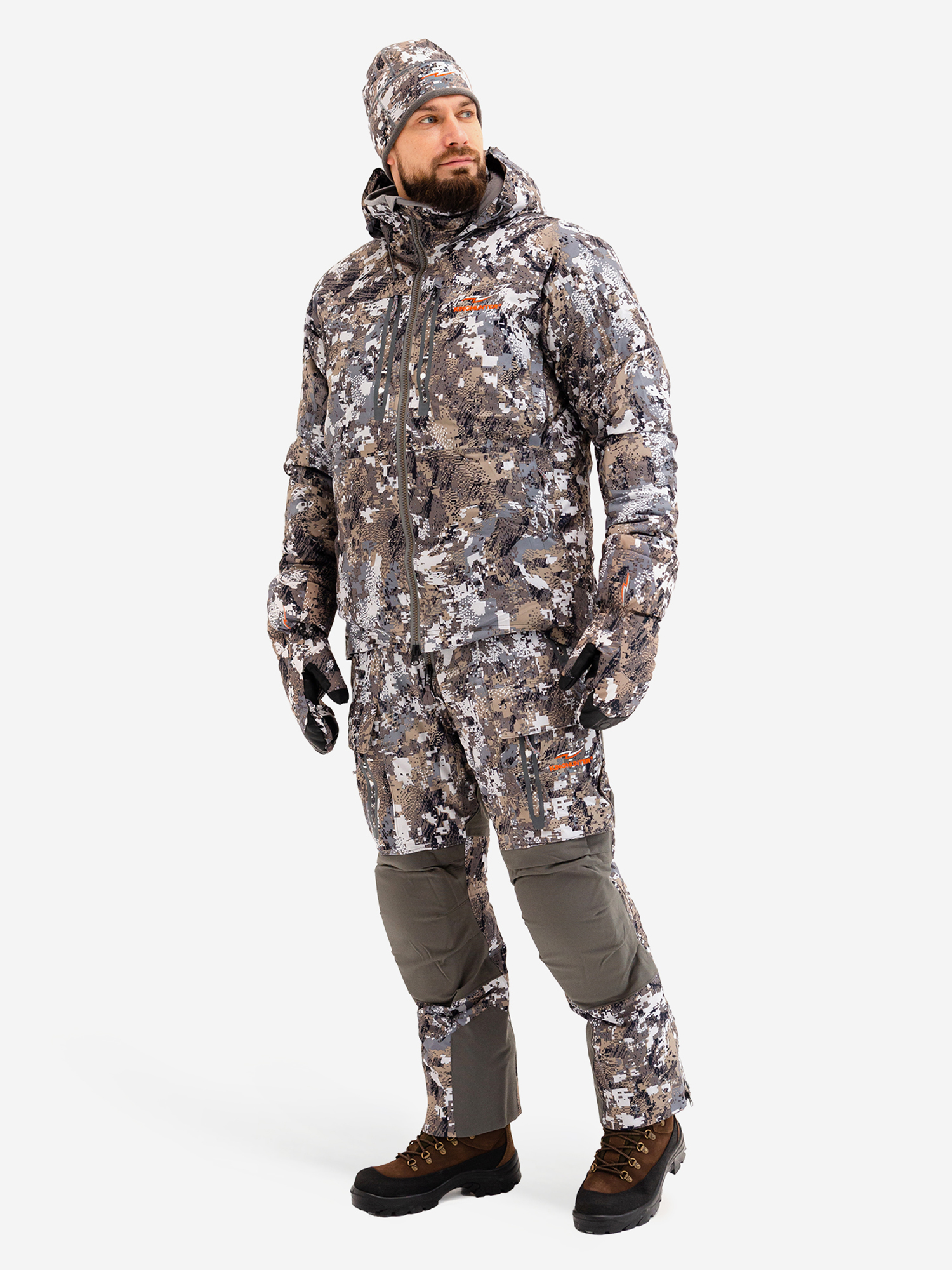 Изображение товара King Hunter WINTER CAMO SNOW костюм зимний с электроподогревом мужской