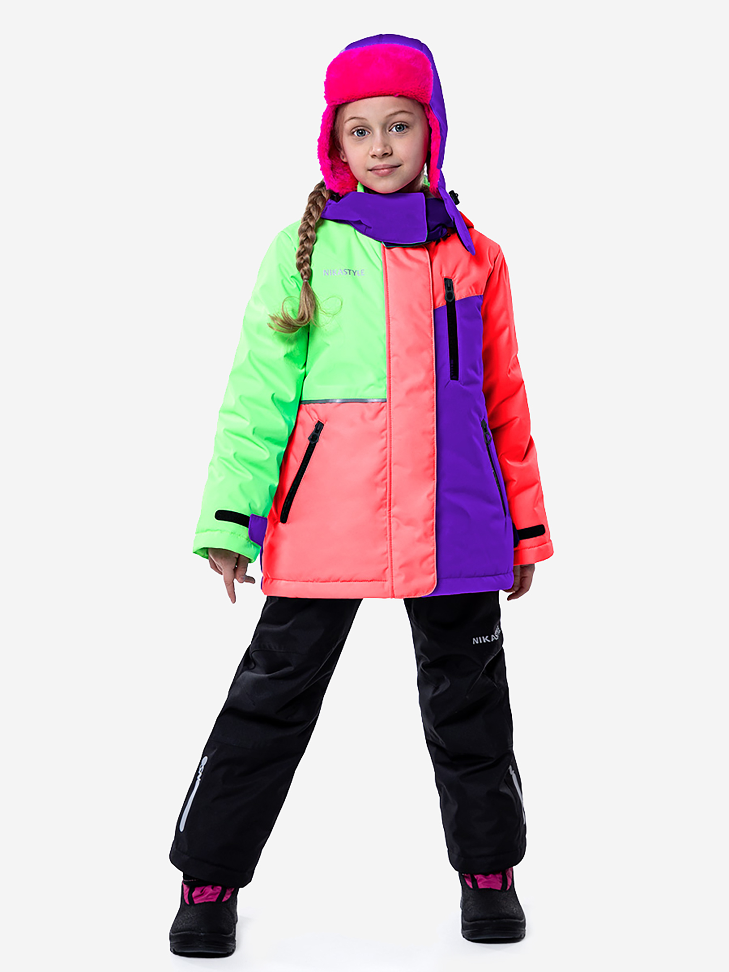 

Костюм зимний для девочки NIKASTYLE, Розовый