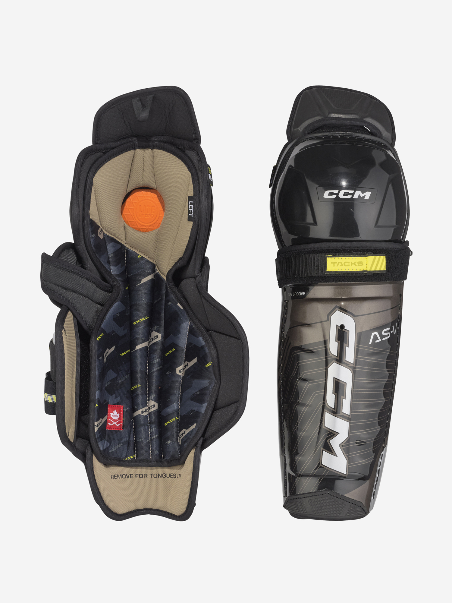 

Щитки хоккейные CCM AS-V SR, Черный