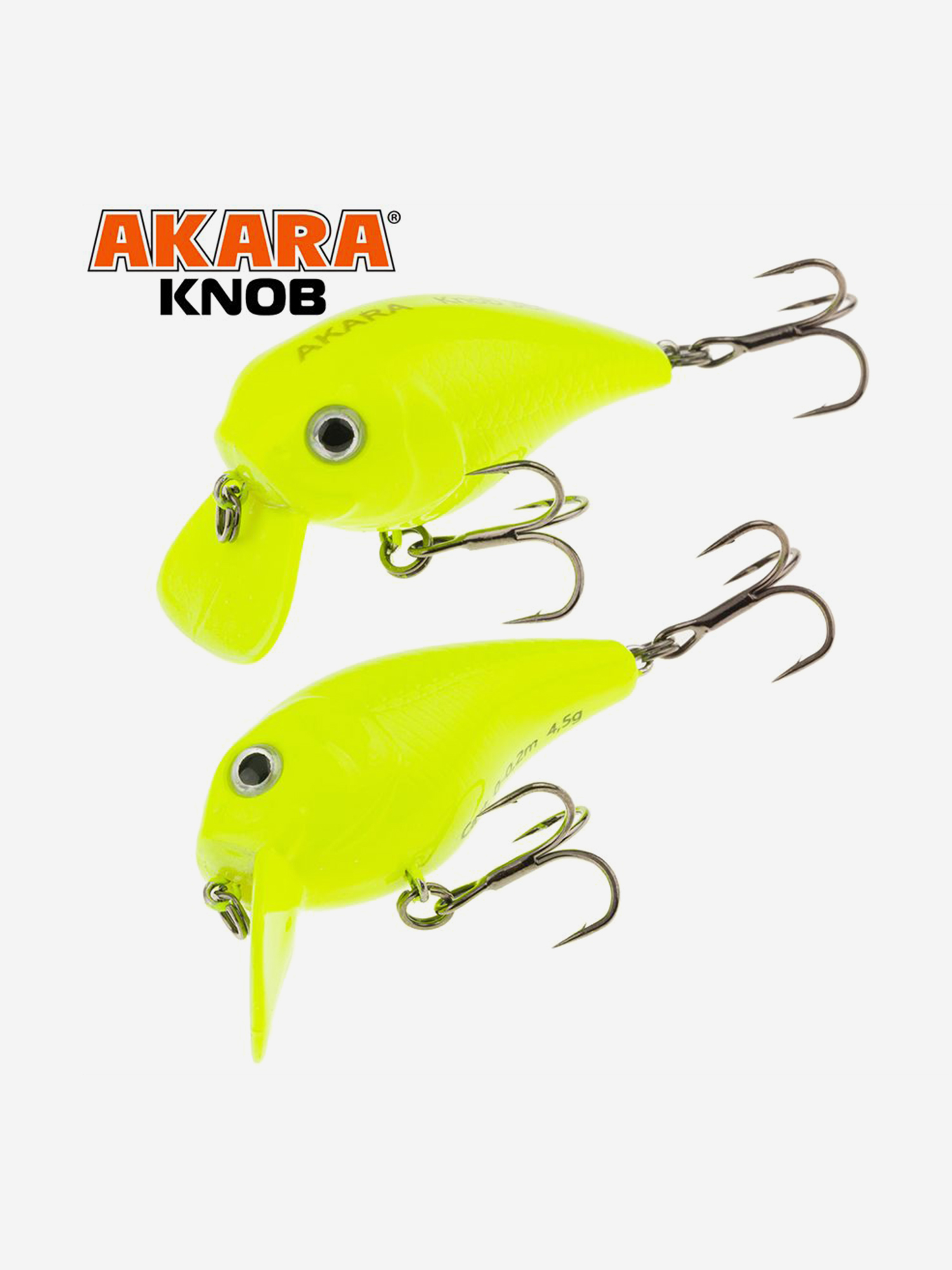 Изображение товара Воблер Akara Knob 38F плавающий для ловли голавля, язя, форели