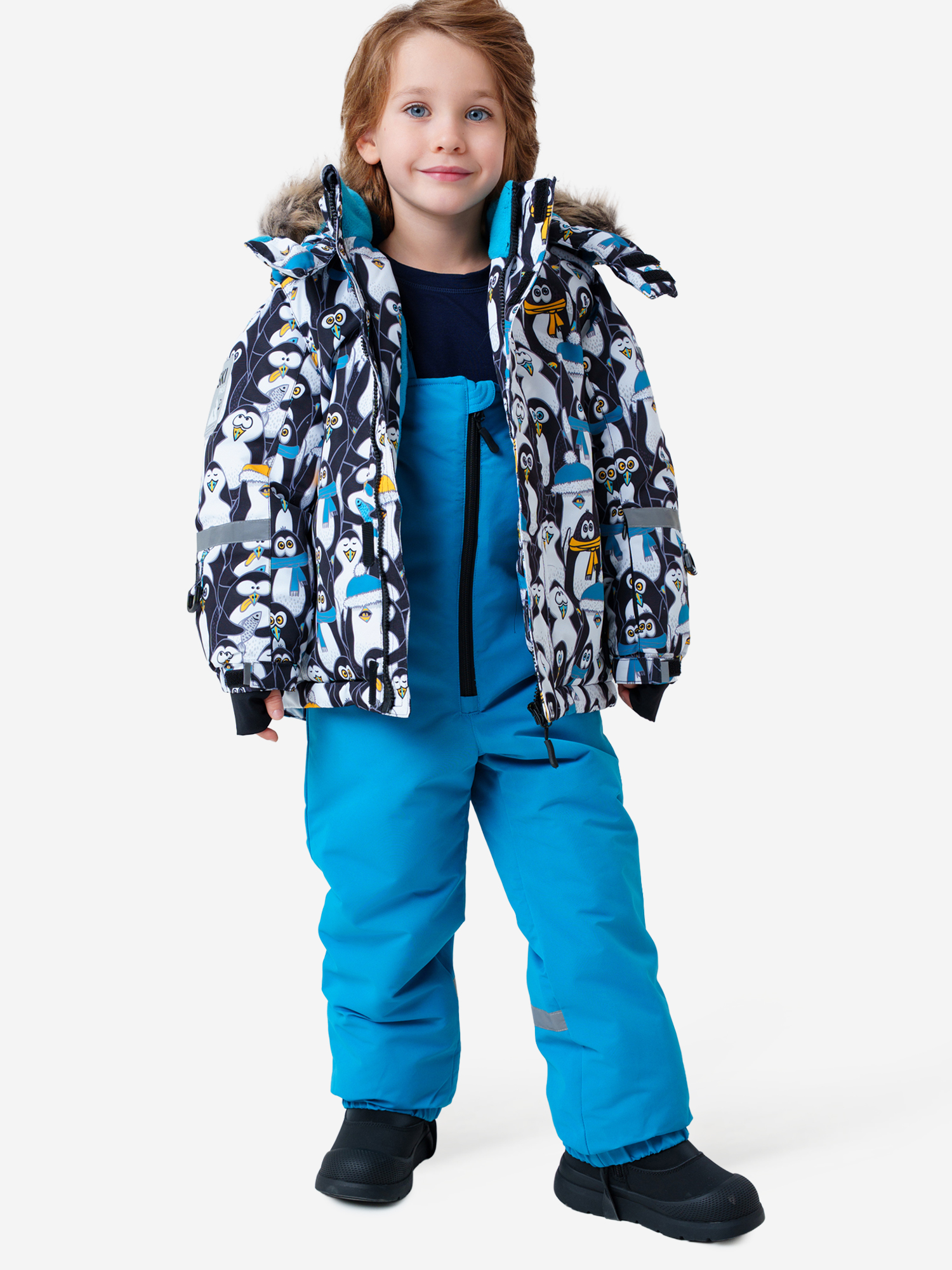 Изображение товара Комплект зимний для мальчиков куртка и полукомбинезон PlayToday