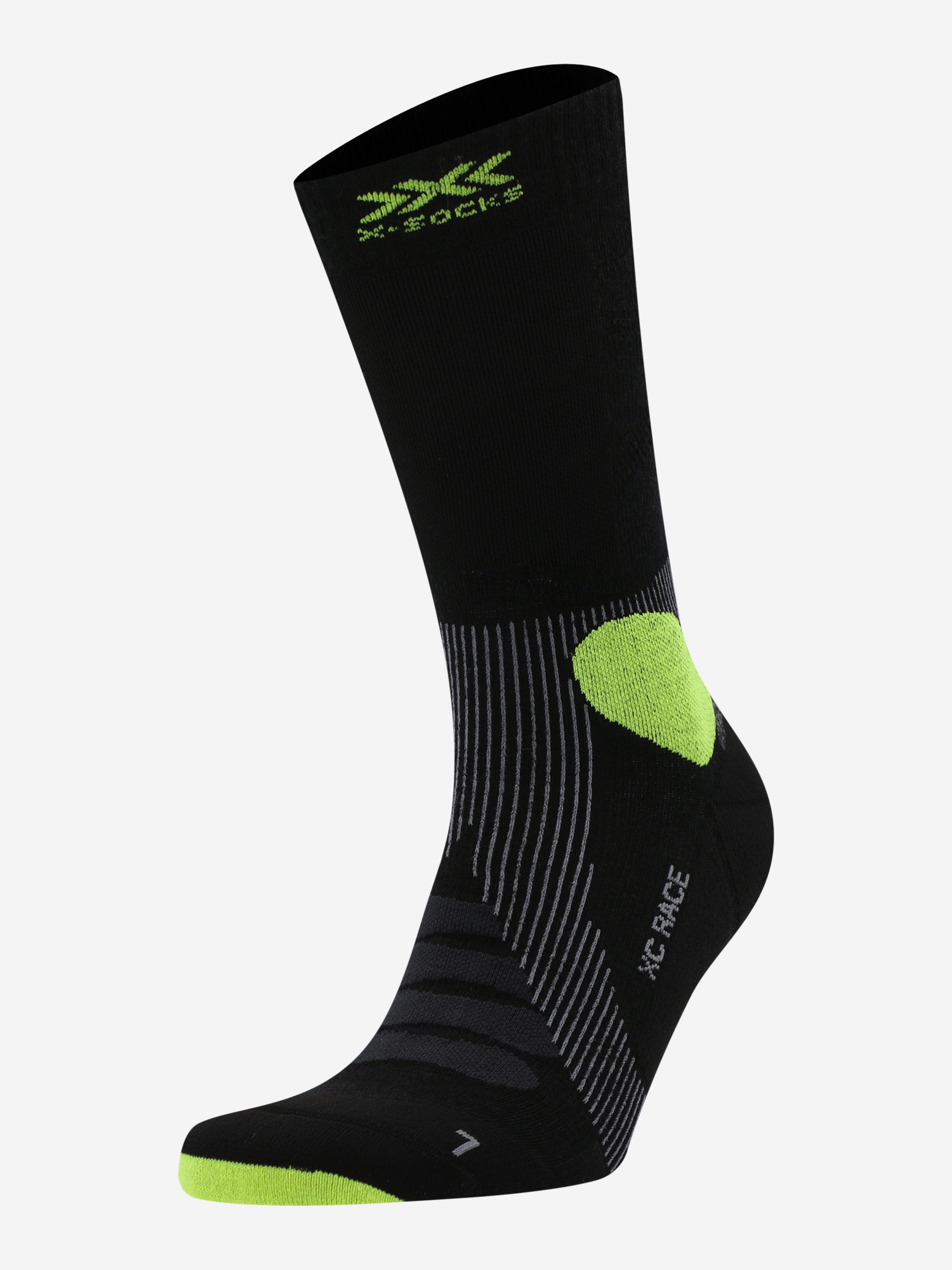 Носки X-Socks, 1 пара X-Country Race Retina 4.0, Серый беговые палки onski race carbon z61322