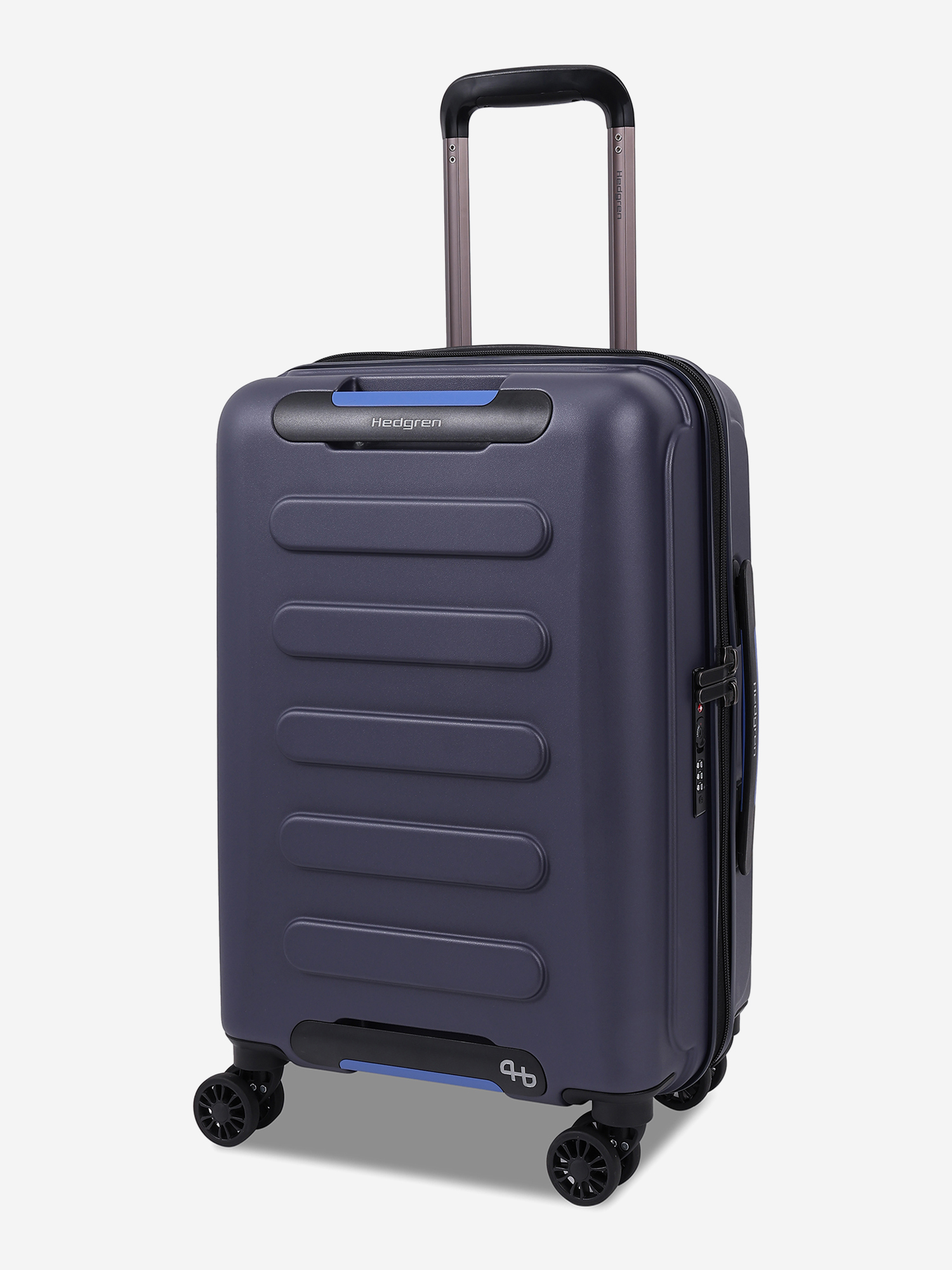 Изображение товара Чемодан Hedgren Comby синего цвета 42 л легкий и прочный для активных путешествий