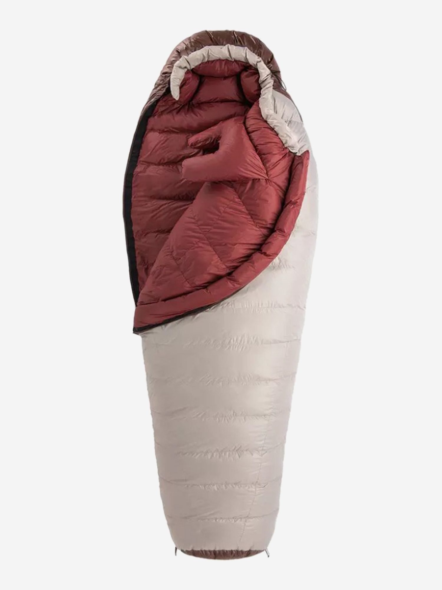 

Мешок спальный Naturehike SnowBird, 190х75 см, M (510G), (правый) (ТК: +2C), серый/коричневый, Коричневый