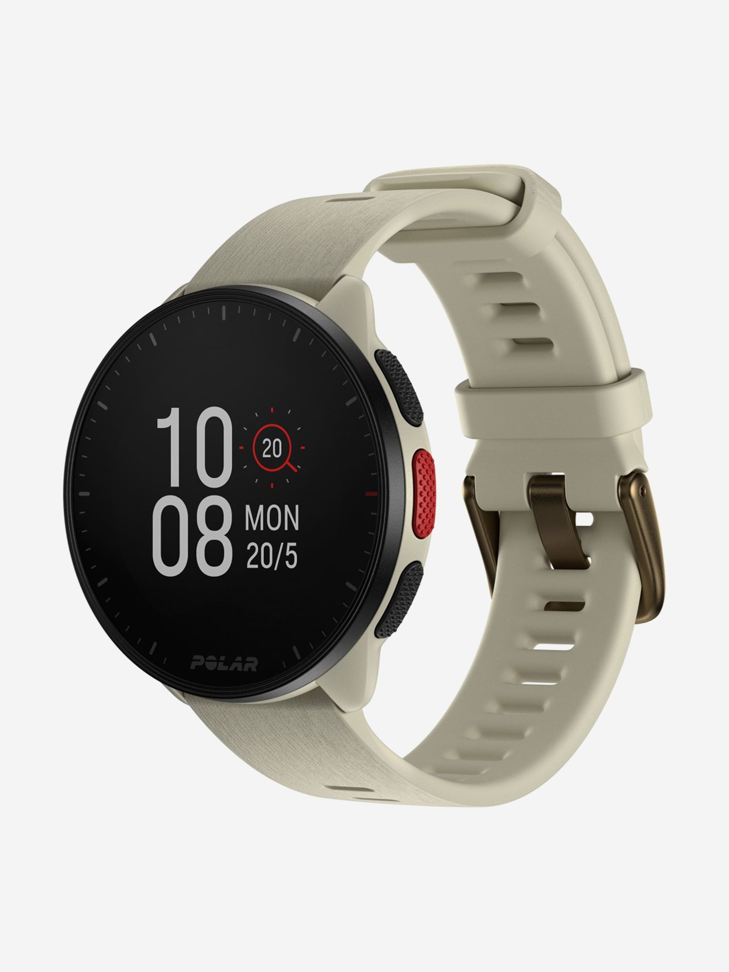 Изображение товара Умные часы Polar Pacer White Cloud, 45mm, бежевый, Бежевый