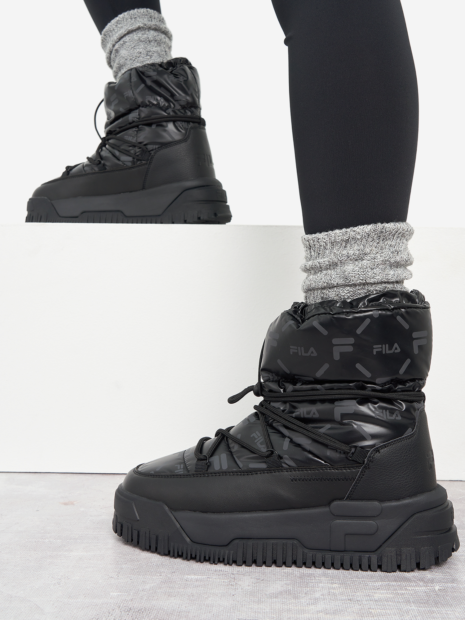 

Дутики женские FILA Powder, Черный