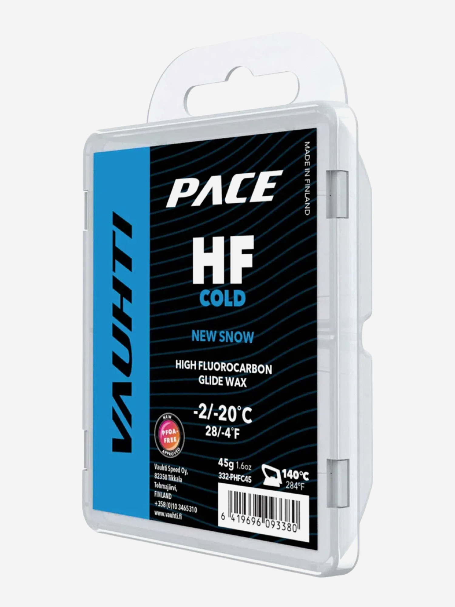 Изображение товара Парафин высокофтористый Vauhti Pace HF COLD -2°/-20°С, Синий