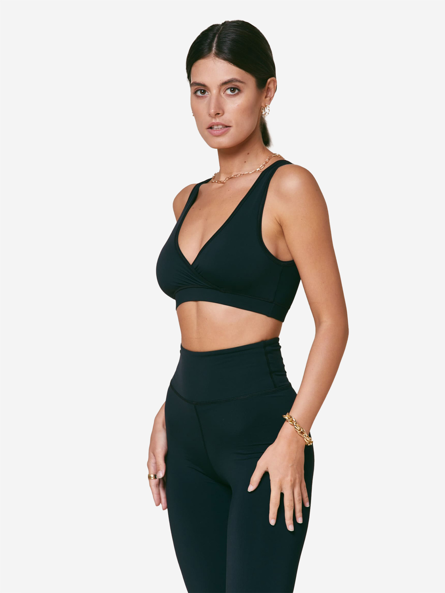 

Топ-бра женский SPORT ANGEL "NECKLINE", Черный