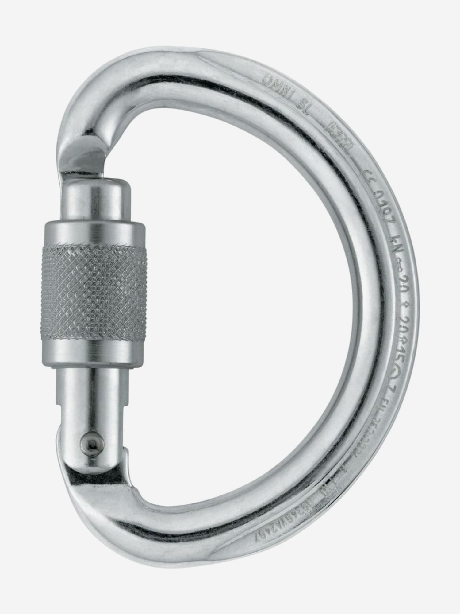 

Карабин вспомогательный Petzl OMNI SCREW-LOCK, Серебряный