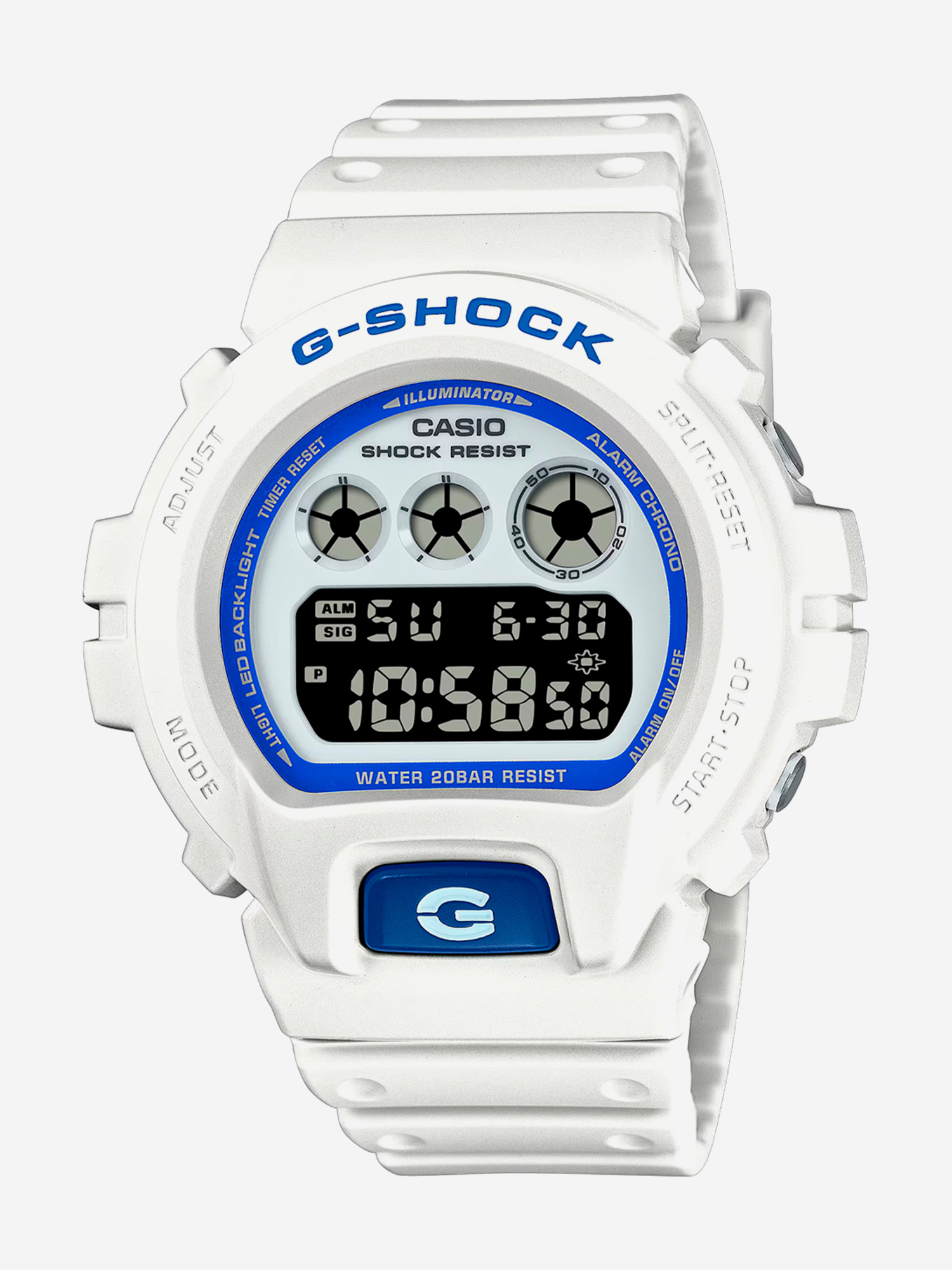 Изображение товара Наручные часы Casio G-Shock DW-6900HDS-7A, Белый