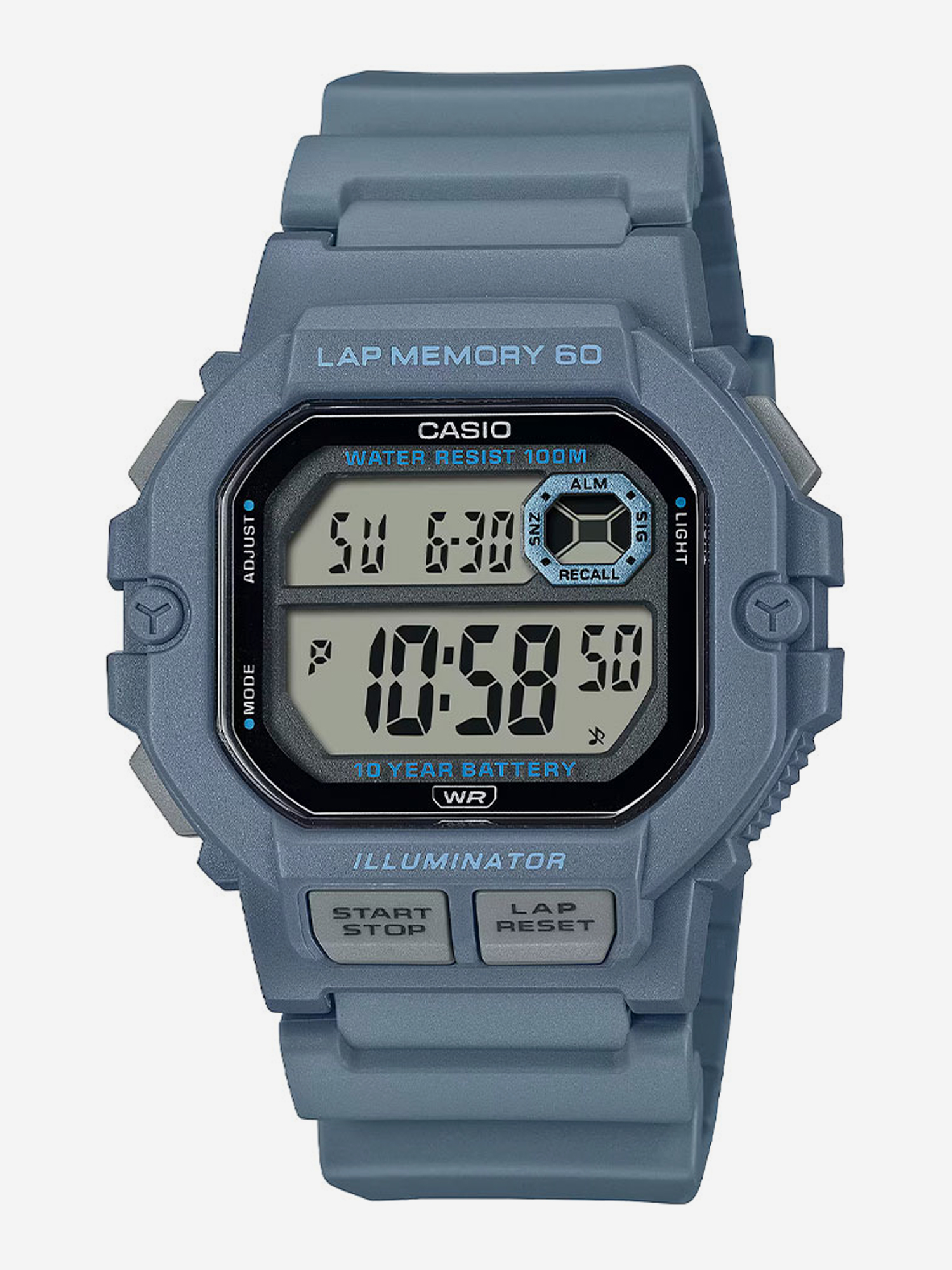 

Наручные часы Casio Collection WS-1400H-2A, Синий