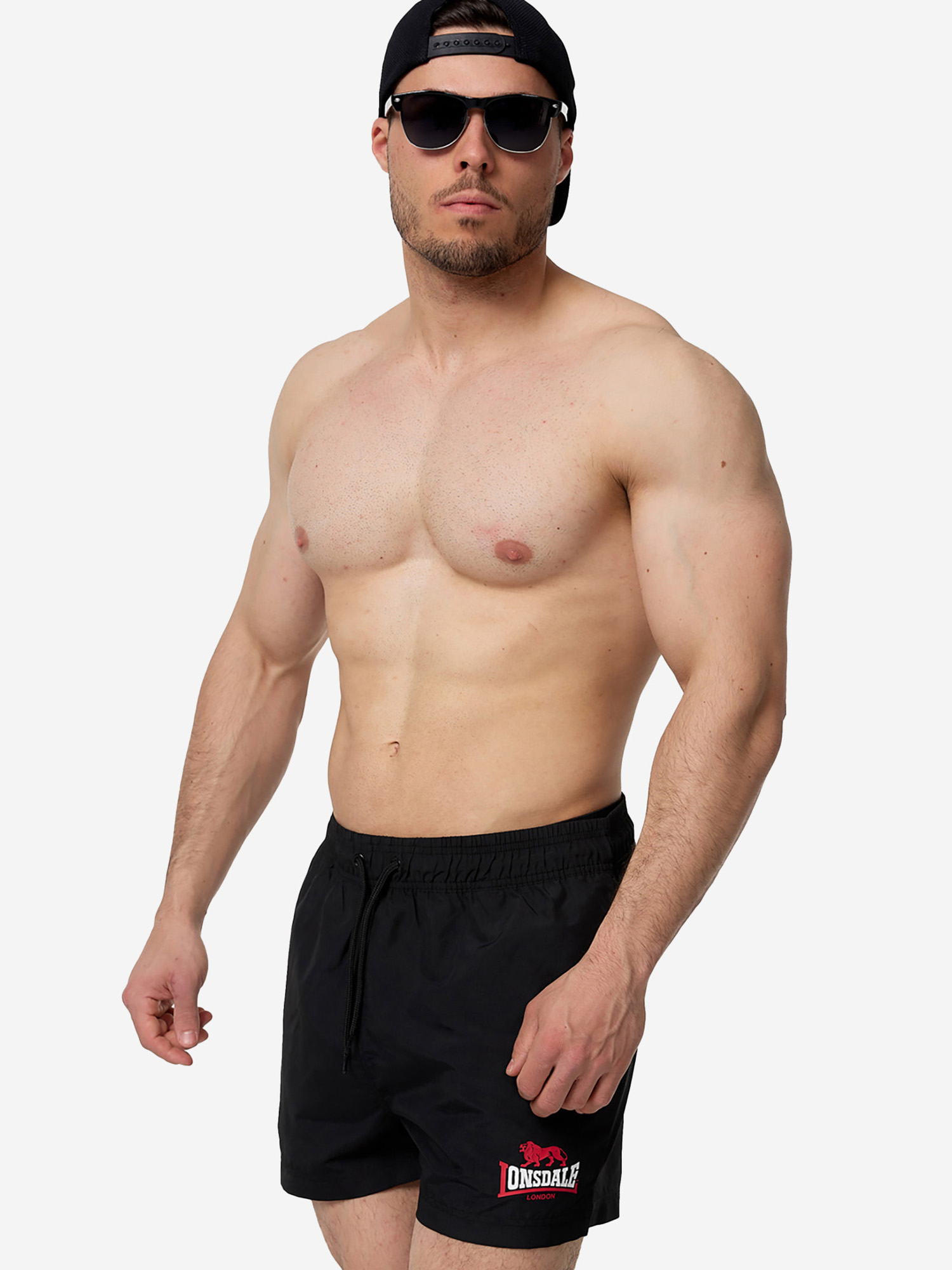 

Шорты мужские спортивные LONSDALE KILSTAY, Черный