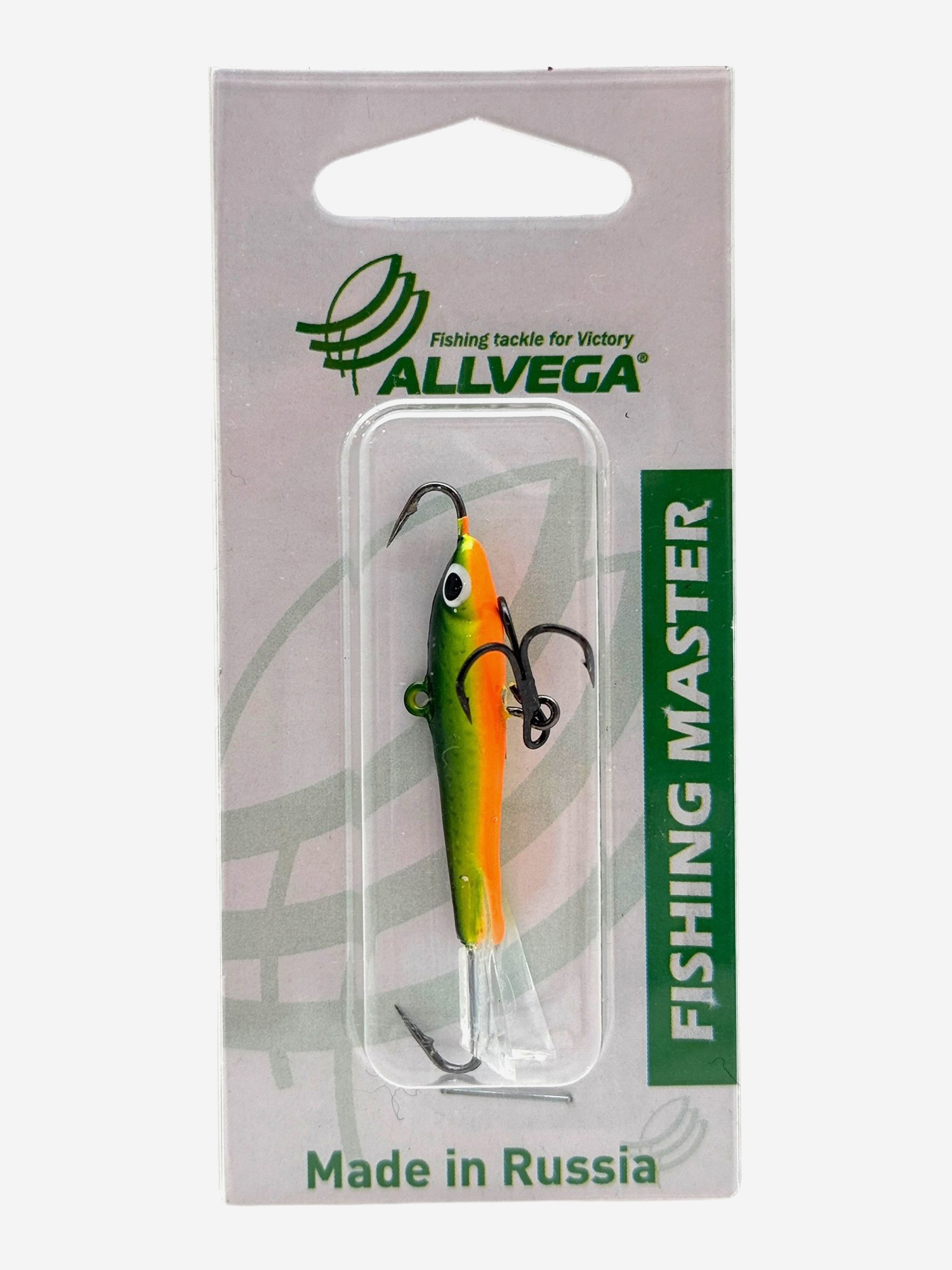 

Приманка балансир ALLVEGA 10 гр / 50 мм, цвет С1, Зеленый