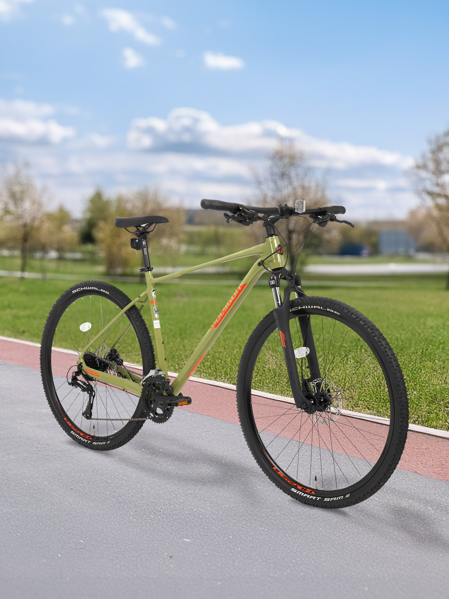 Велосипед городской Polygon Heist X2 700C Зеленый 61599₽