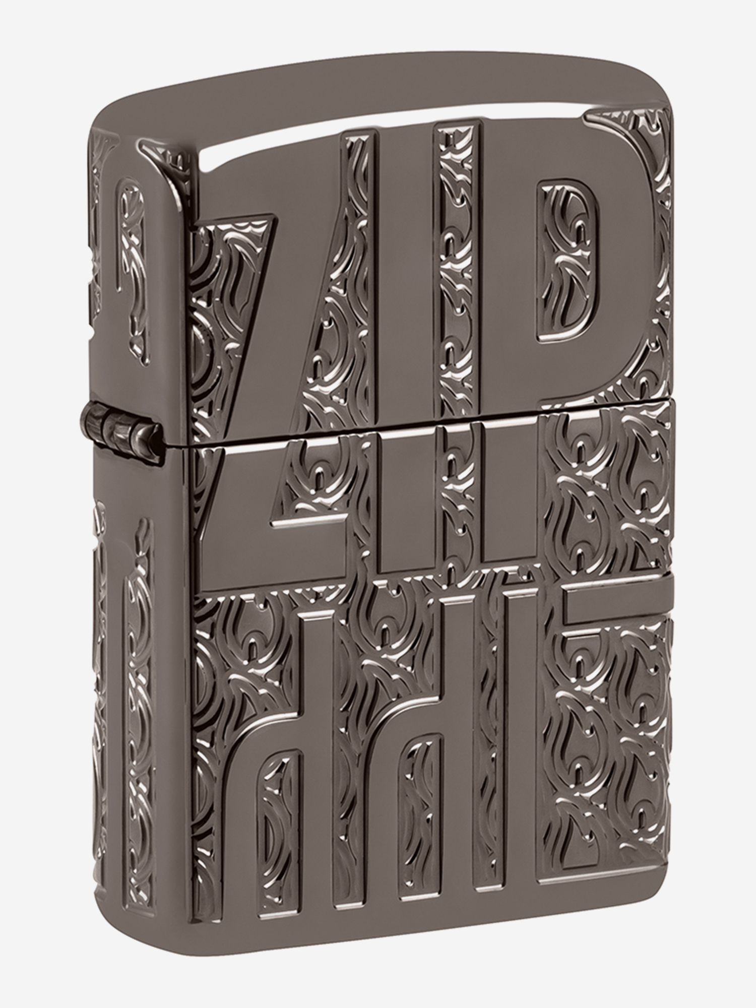 Изображение товара Зажигалка бензиновая ветроустойчивая Zippo Reverse Carve Black Ice