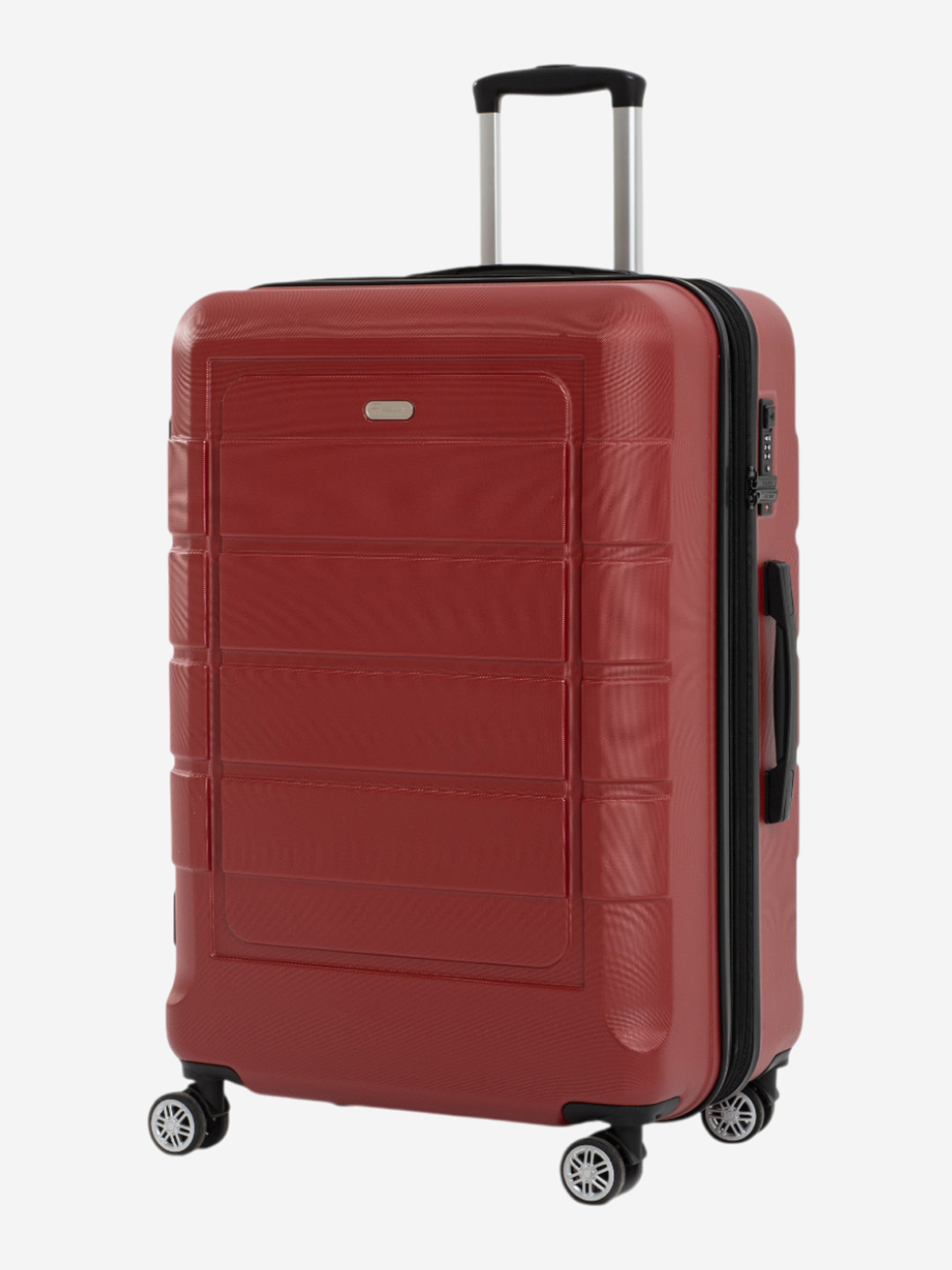 Изображение товара Чемодан ручная кладь Feelway красный 36x23x56 см легкий и прочный с отделением для обуви