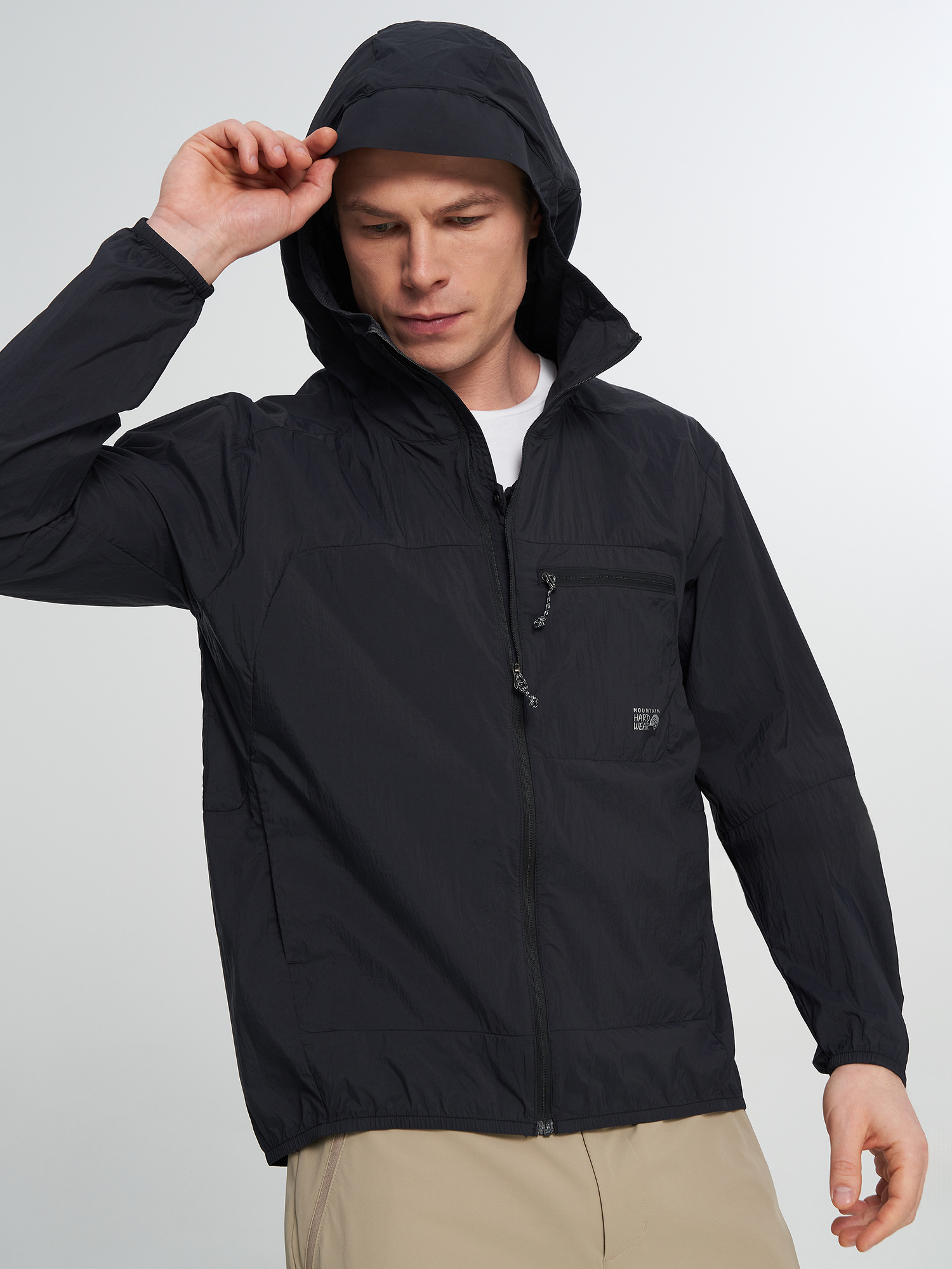 Изображение товара Mountain Hardwear Wind Veil Hooded Jacket ветровка мужская демисезонная