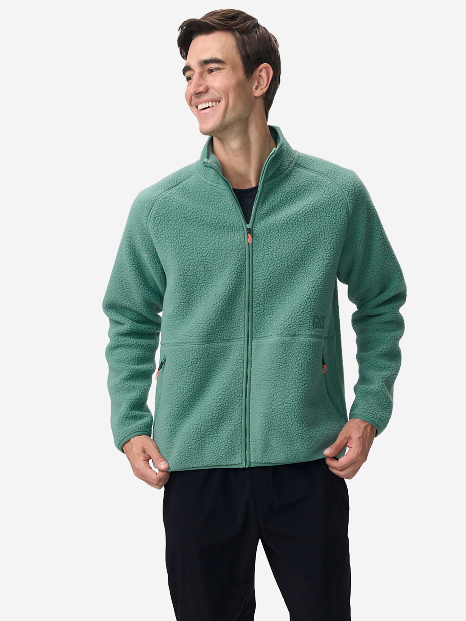 Изображение товара Кофта мужская GRI, Полар, Зеленый