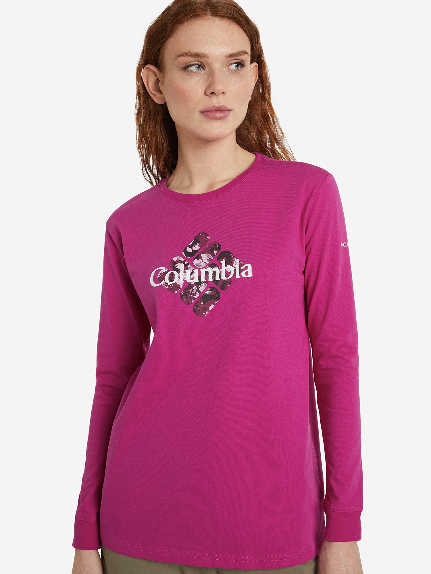 

Лонгслив женский Columbia Culver City LS Graphic Tee, Розовый