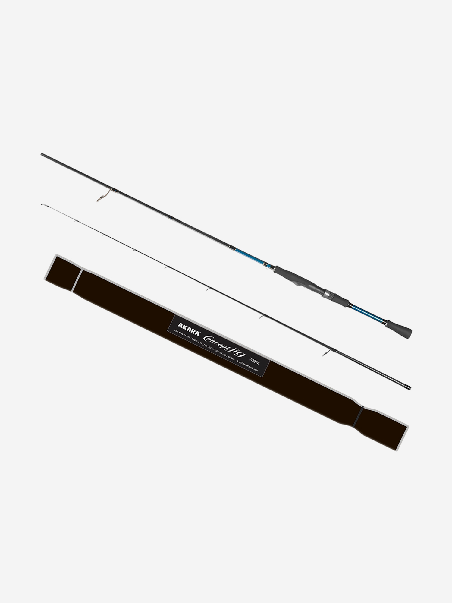 

Спиннинг штекерный угольный 2 колена Akara Concept Jig TX-30 (7-28) 2.7 м,