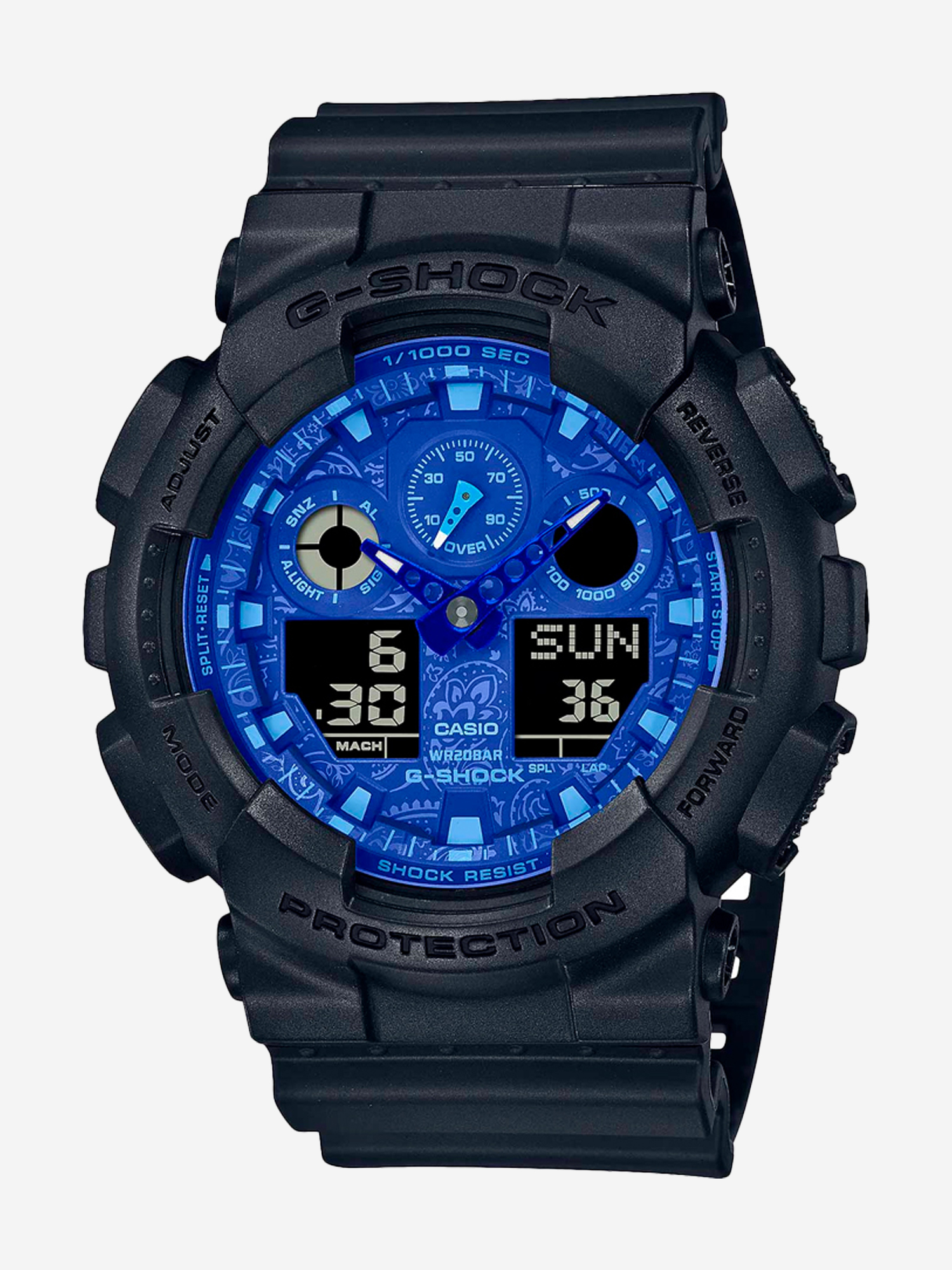 

Спортивные часы CASIO GA-100BP-1A, Черный