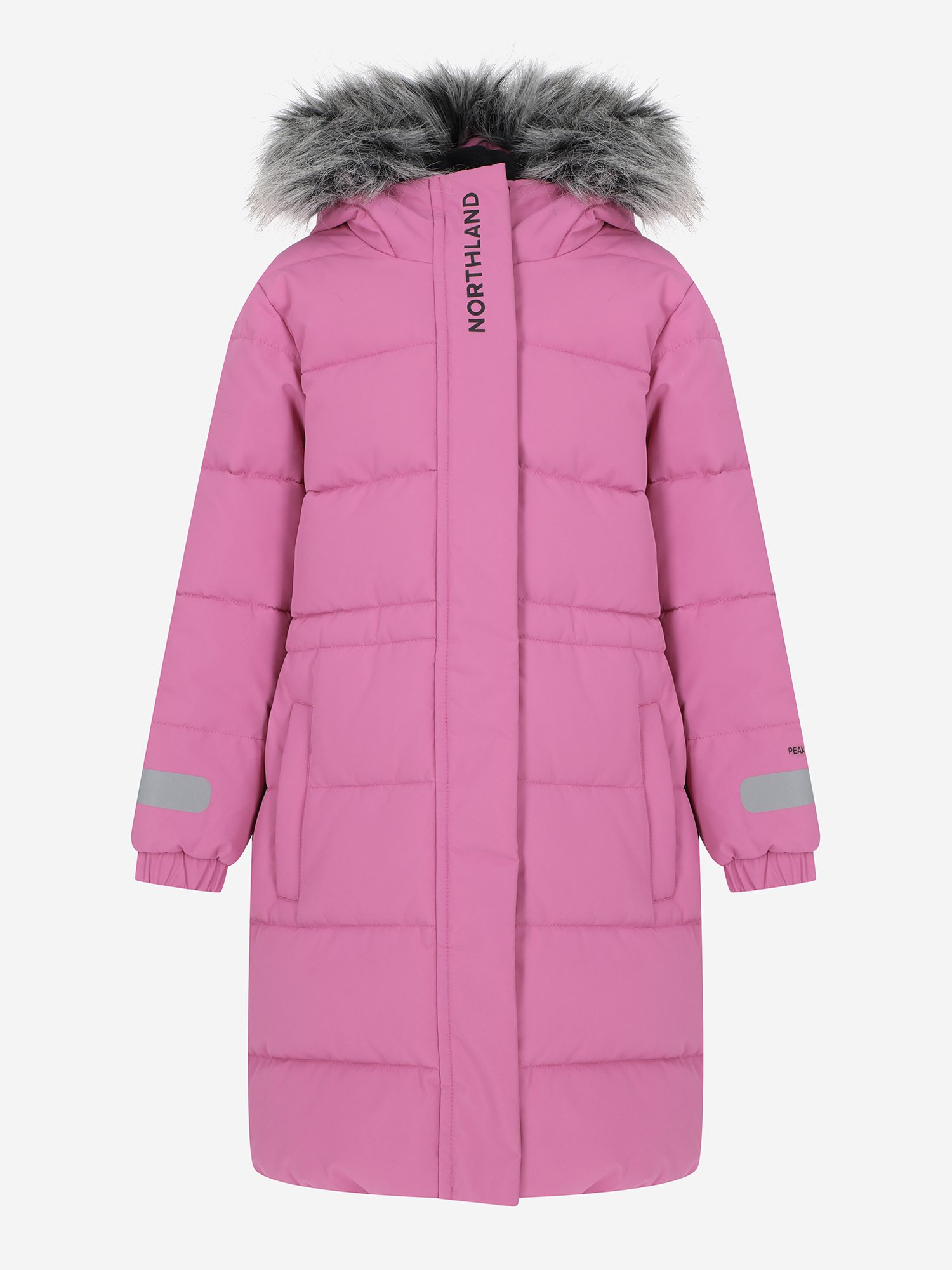 Пальто утепленное для девочек Northland Розовый 7499₽