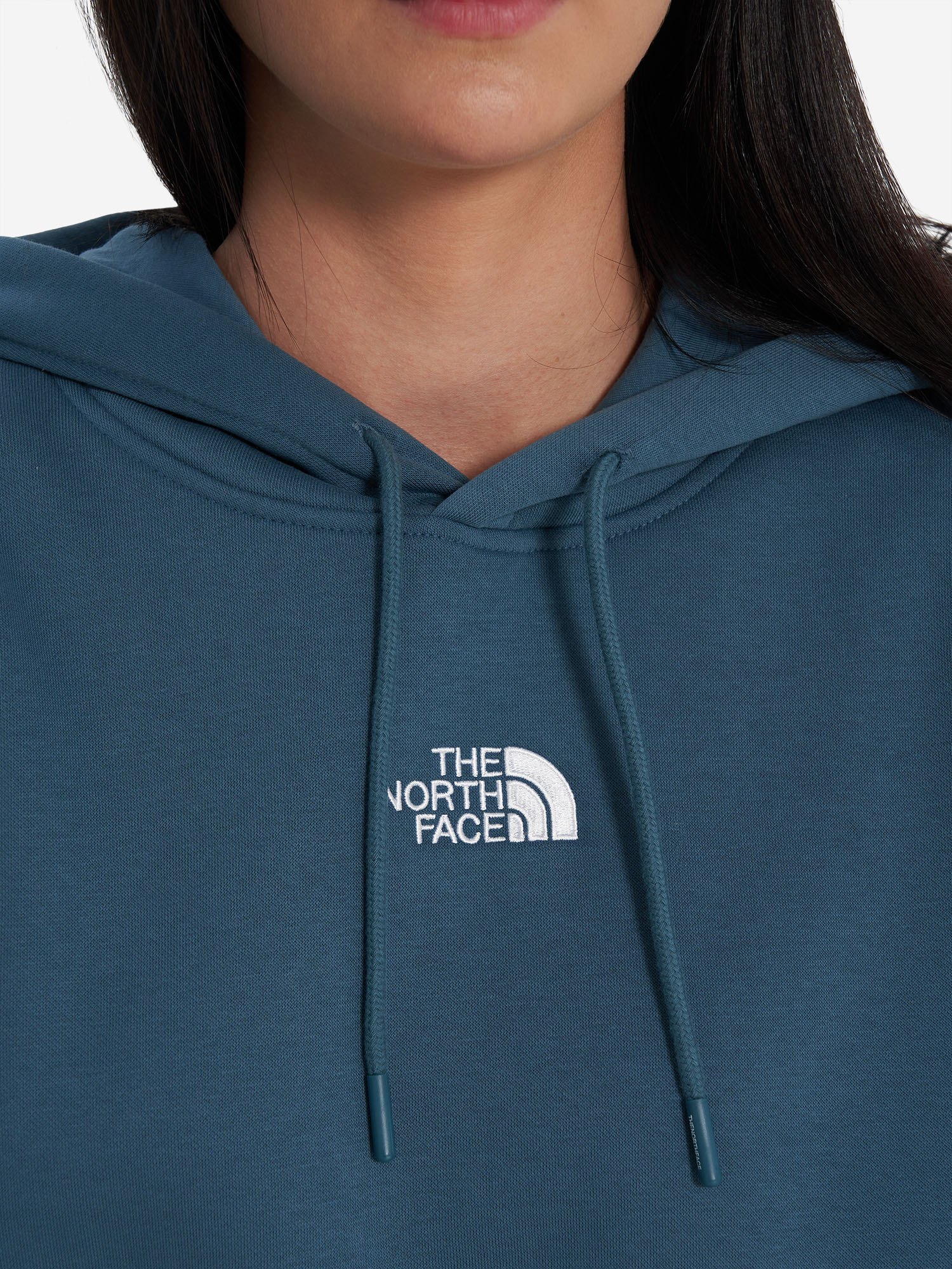 фото Худи женское оверсайз the north face essential, синий