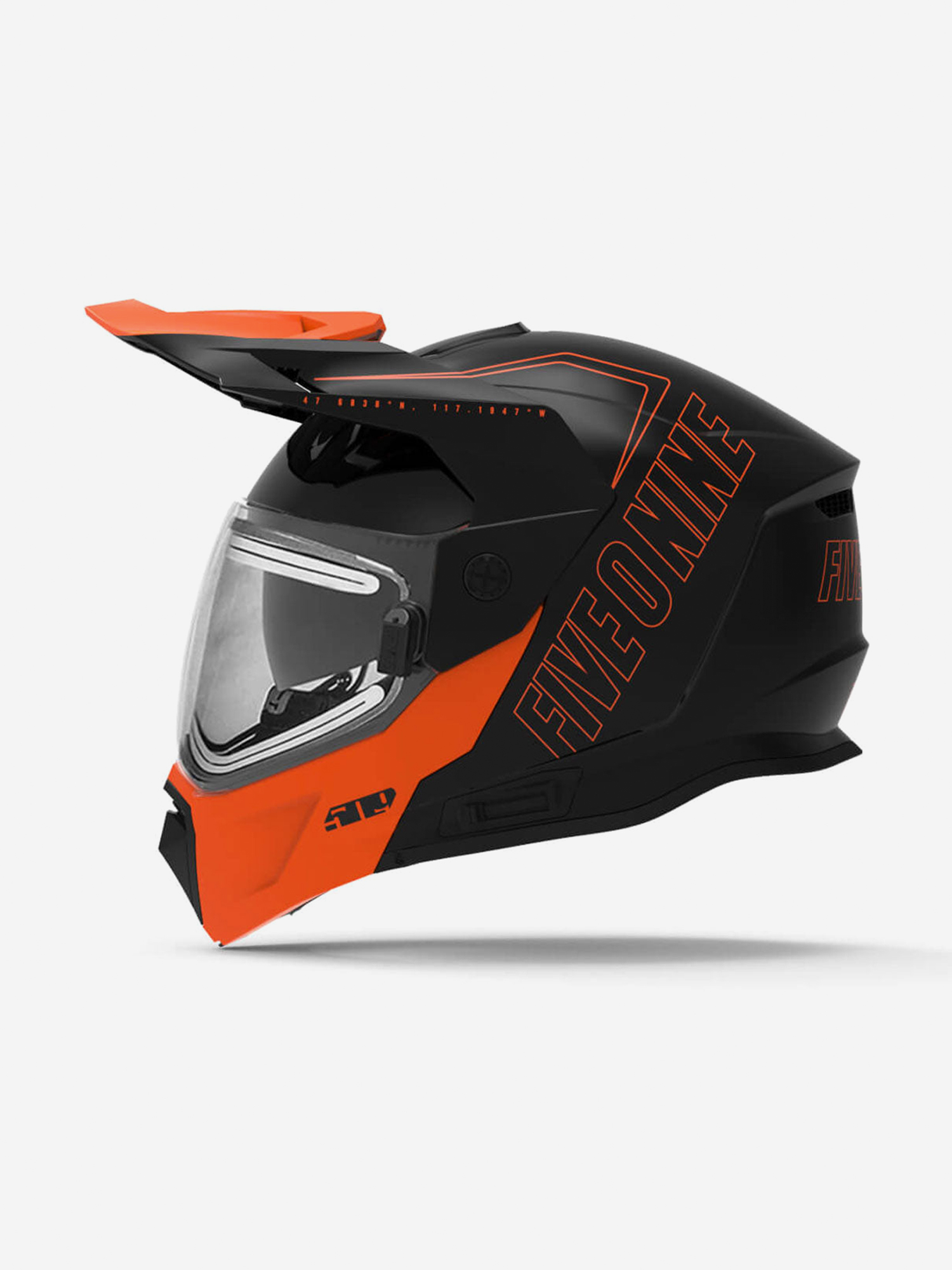 Изображение товара Шлем 509 DELTA R4 с подогревом, Черный/Оранжевый