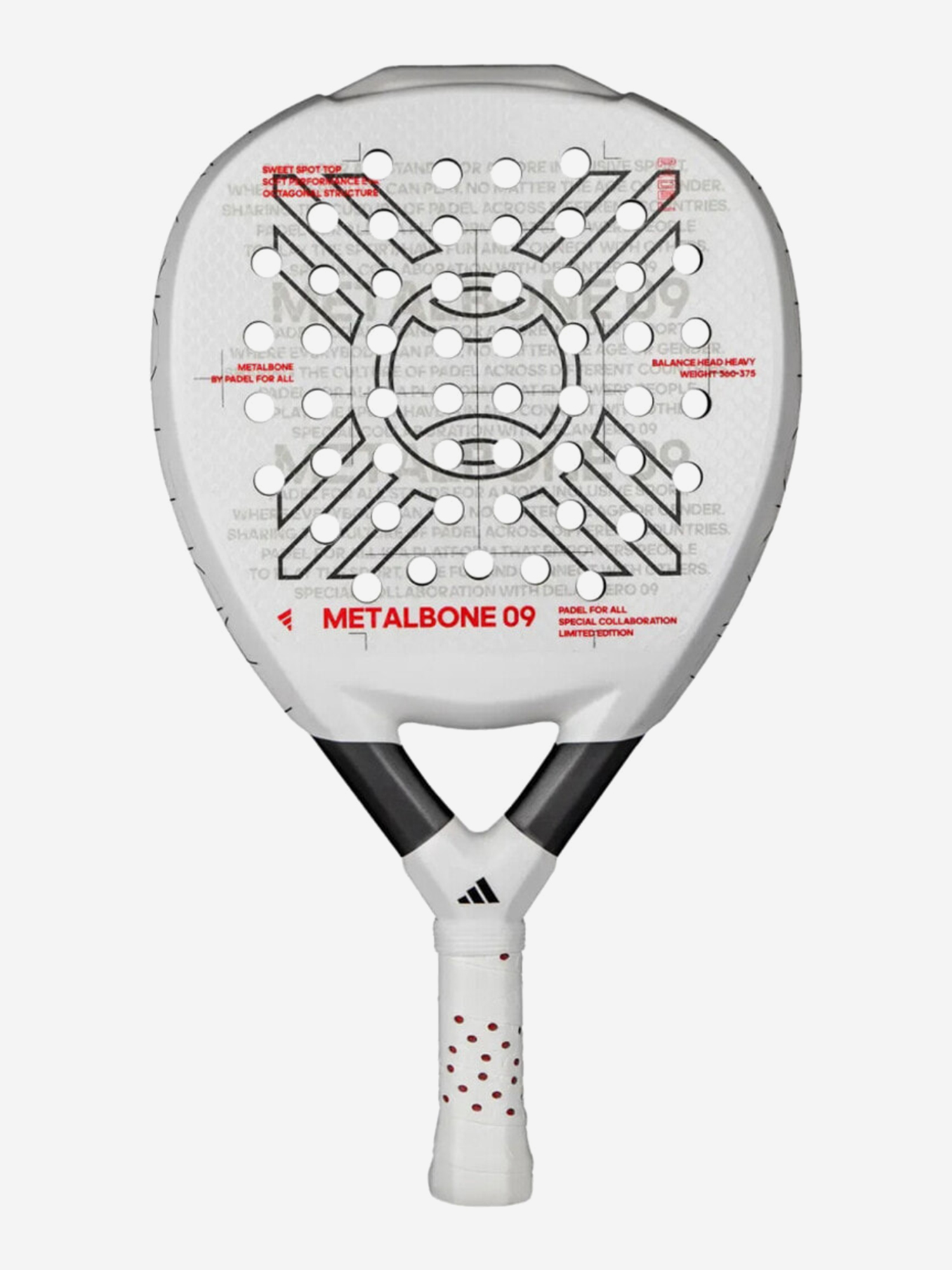 Изображение товара Ракетка для падела Adidas Metalbone 09 2025 профессиональная