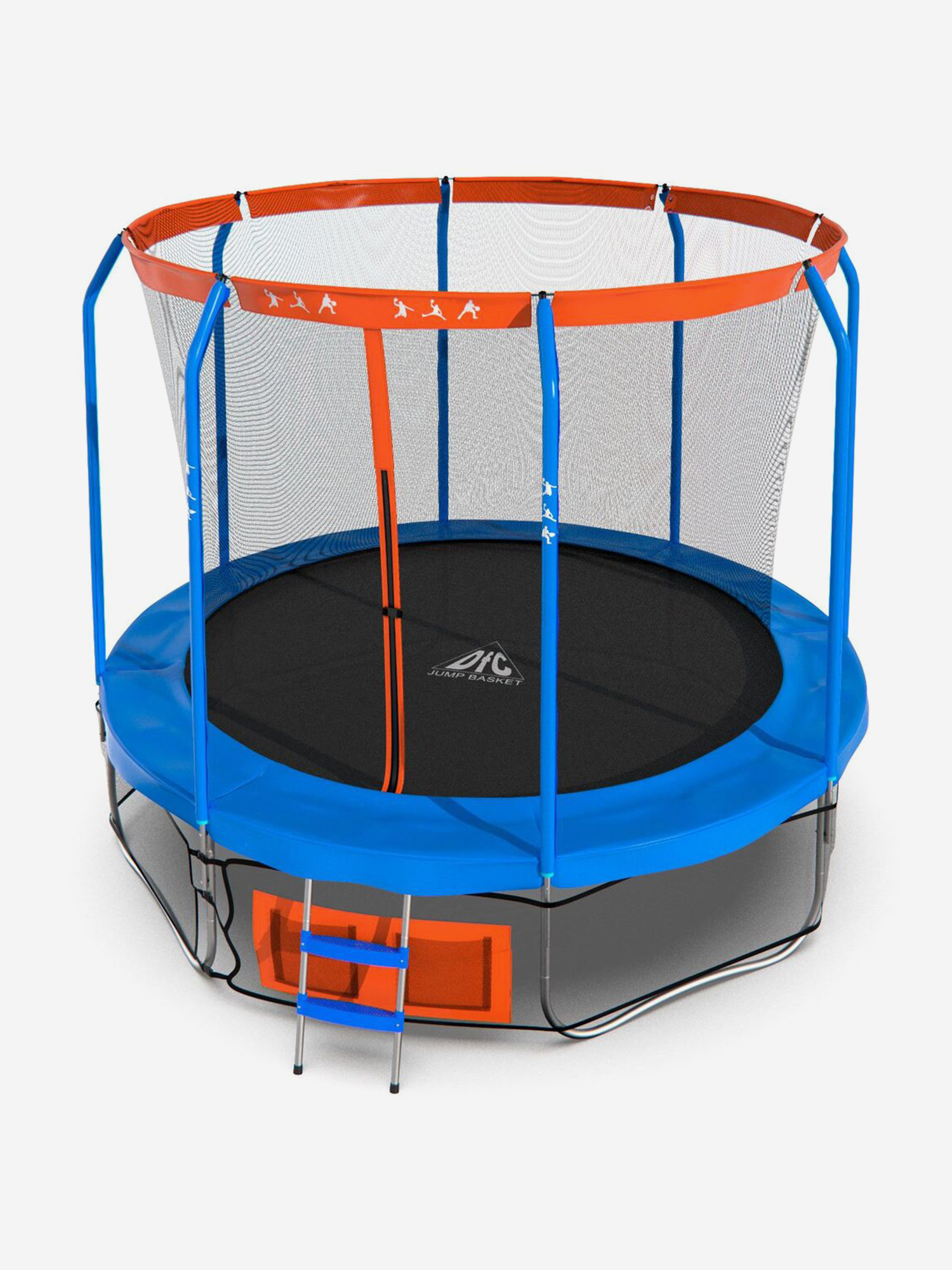 Изображение товара Батут DFC JUMP BASKET 12ft 366 см уличный с лестницей безопасный