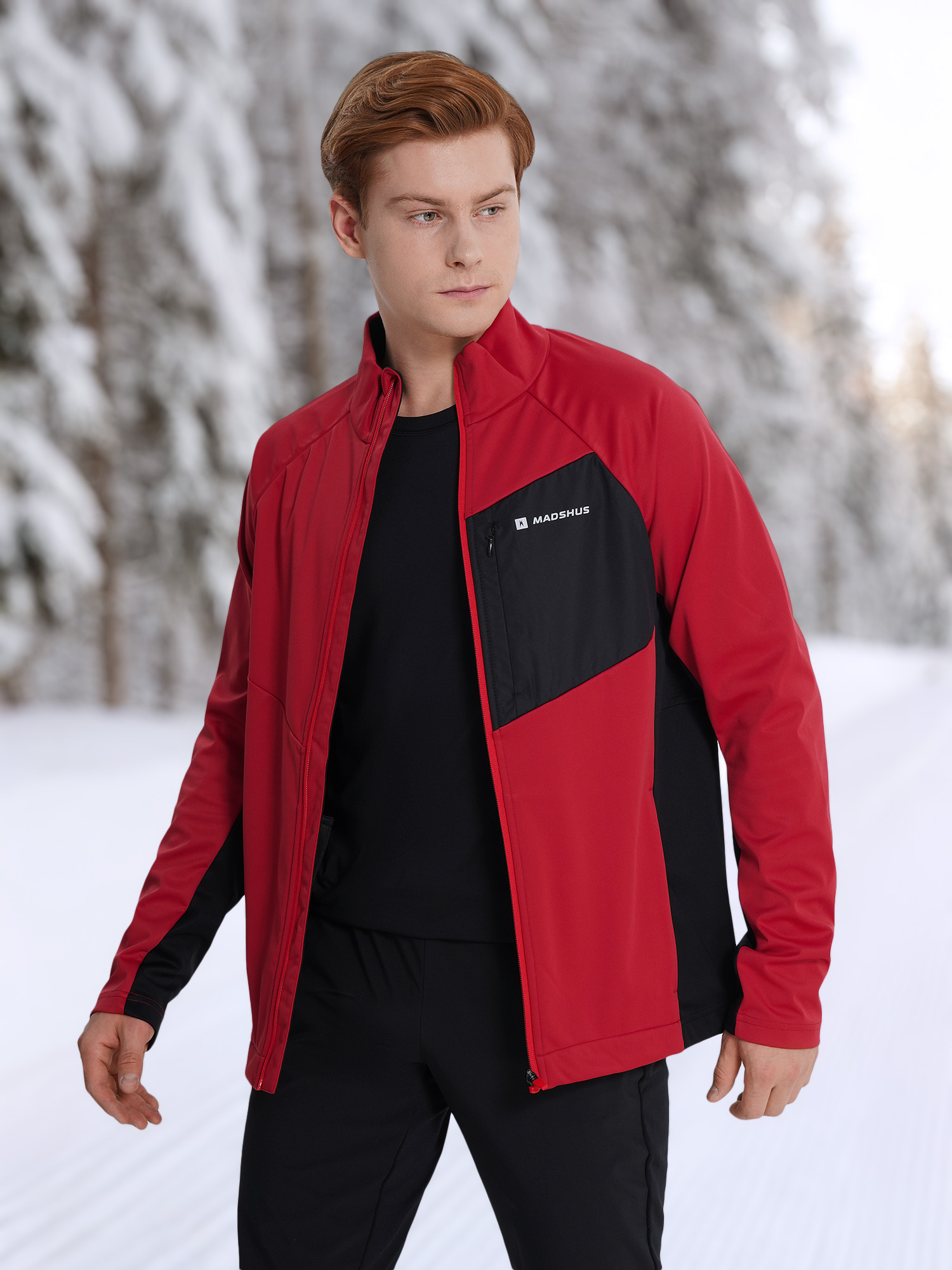 

Куртка софтшелл мужская Madshus, Красный