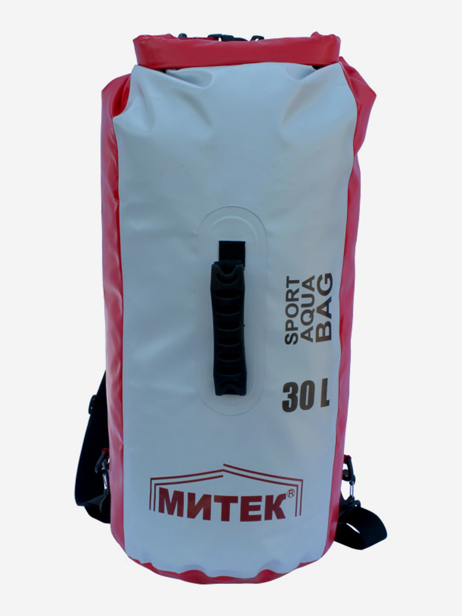 

Герморюкзак МИТЕК 30л D 26см Н-57см (красно-серый), Серый