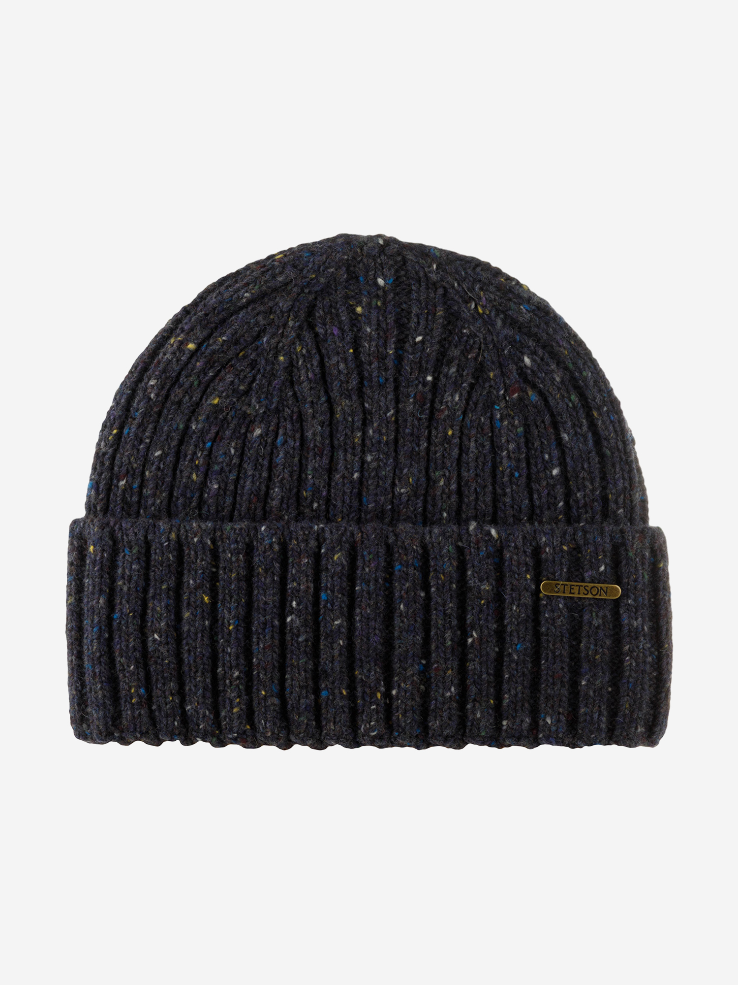 

Шапка с отворотом STETSON 8599390 BEANIE DONEGAL WOOL (серый), Серый