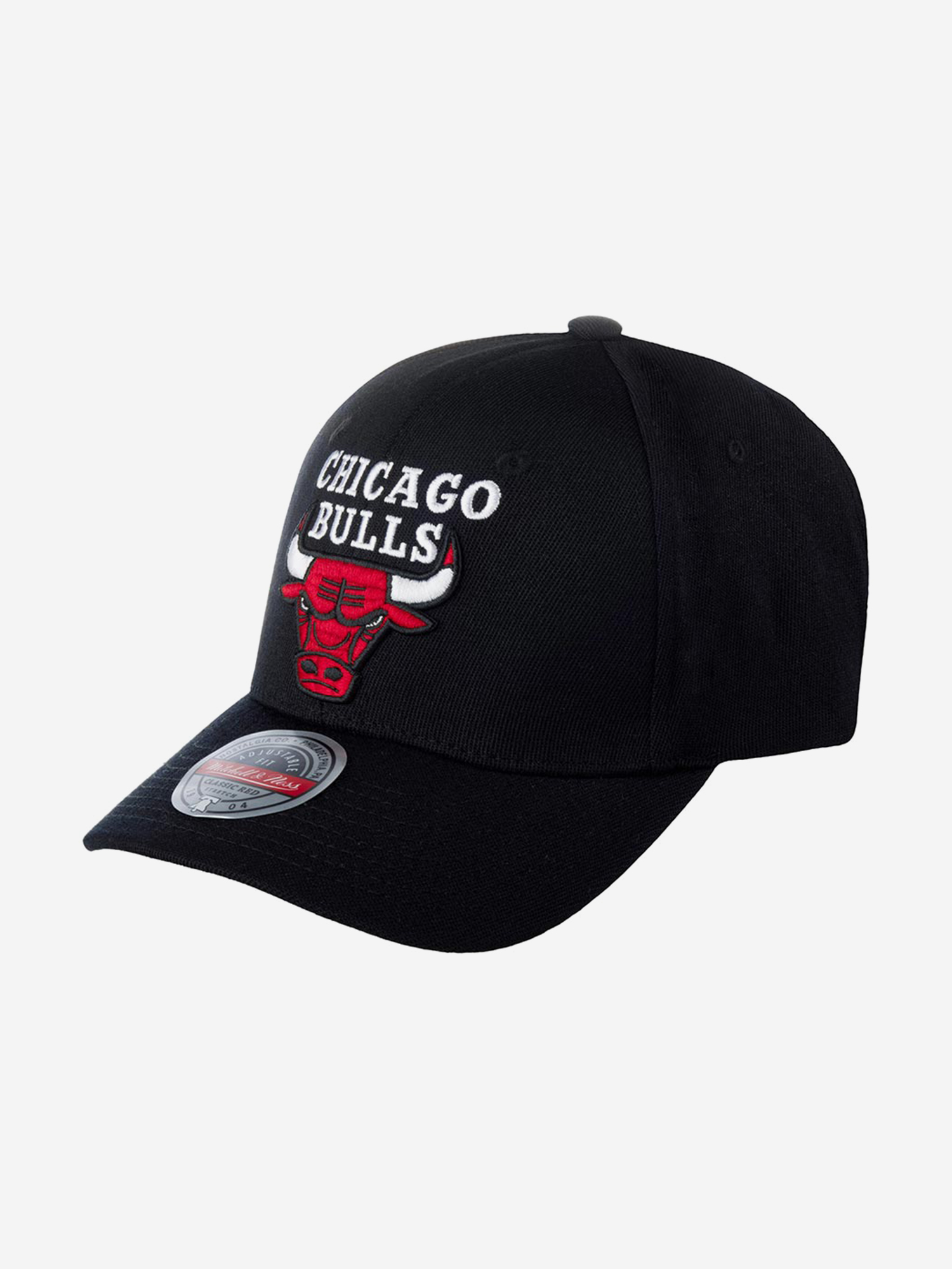 Изображение товара Бейсболка MITCHELL NESS Chicago Bulls NBA, всесезонная, изогнутый козырек