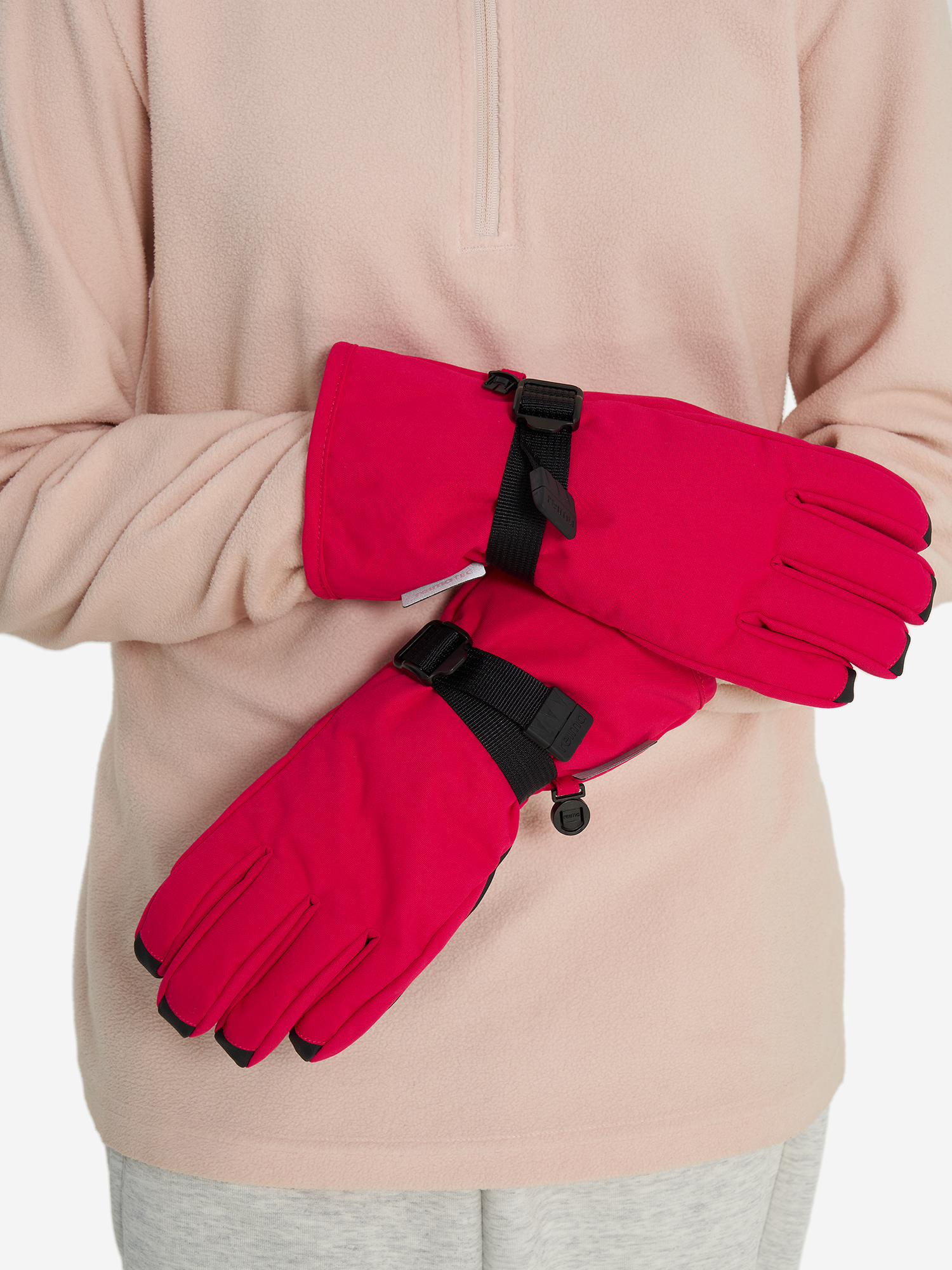 Изображение товара Перчатки для девочек Reima Розовые демисезонные водонепроницаемые