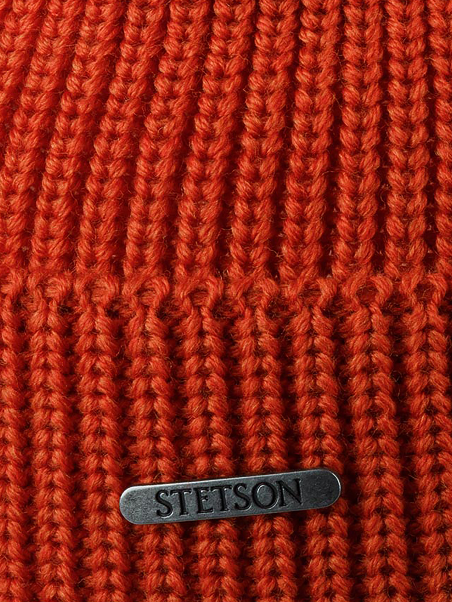 Шапка с отворотом STETSON 8599345 BEANIE MERINO (оранжевый), Оранжевый 02-387XDOXS9Z-13, размер Без размера - фото 4