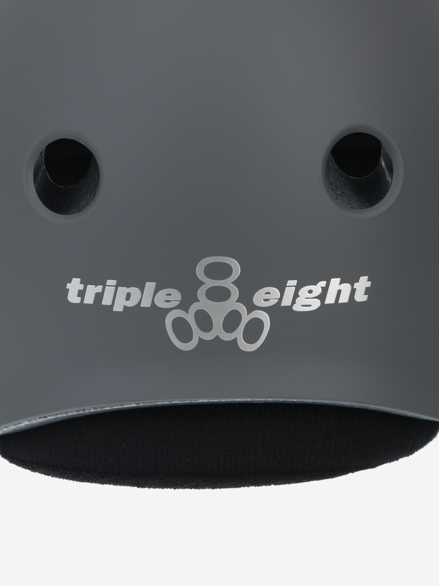 фото Шлем triple eight deep cover, серый