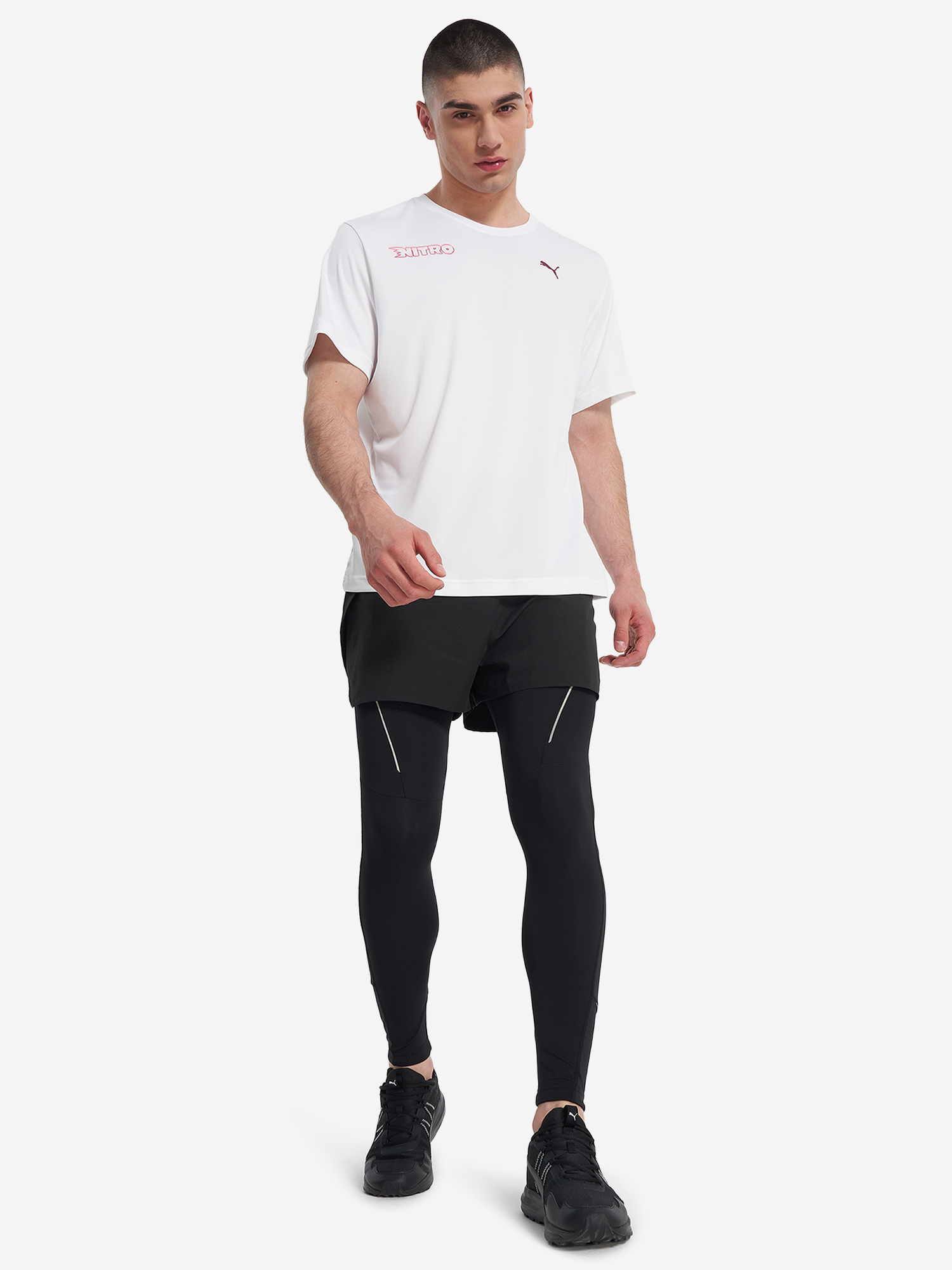 фото Футболка мужская puma nitro illustration graphic, белый