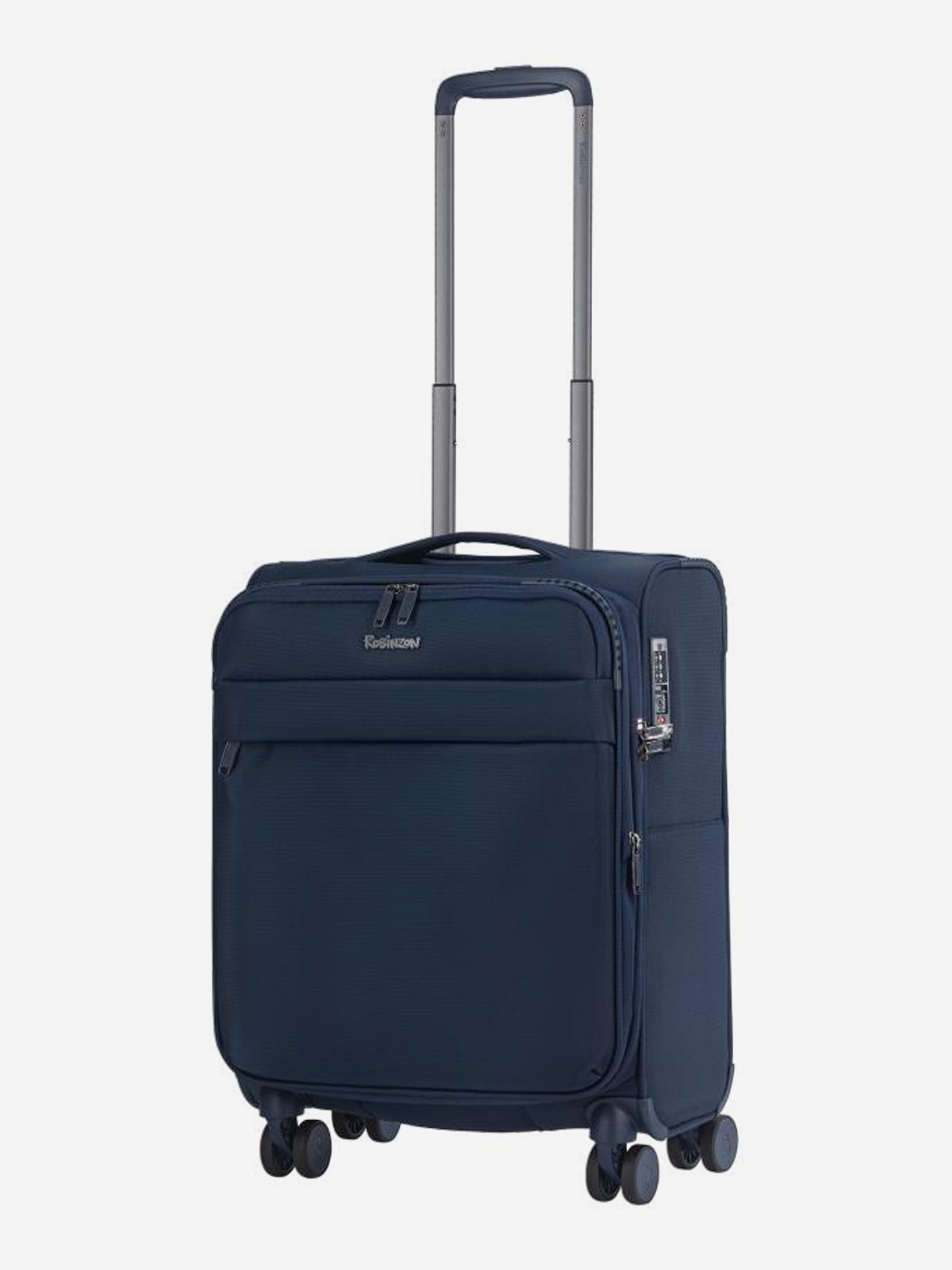 Изображение товара Чемодан Robinzon Montreal синий 39х24х54 см объем 40 л легкий и прочный