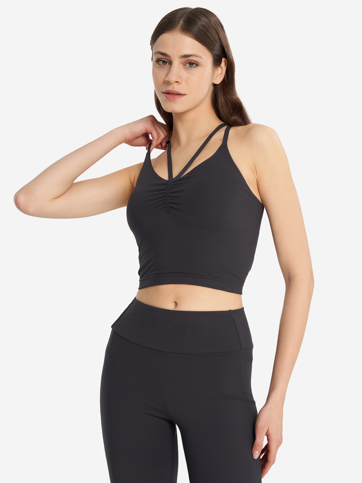 Топ бра спортивный Sensana, черный, арт. 138957s7w-99