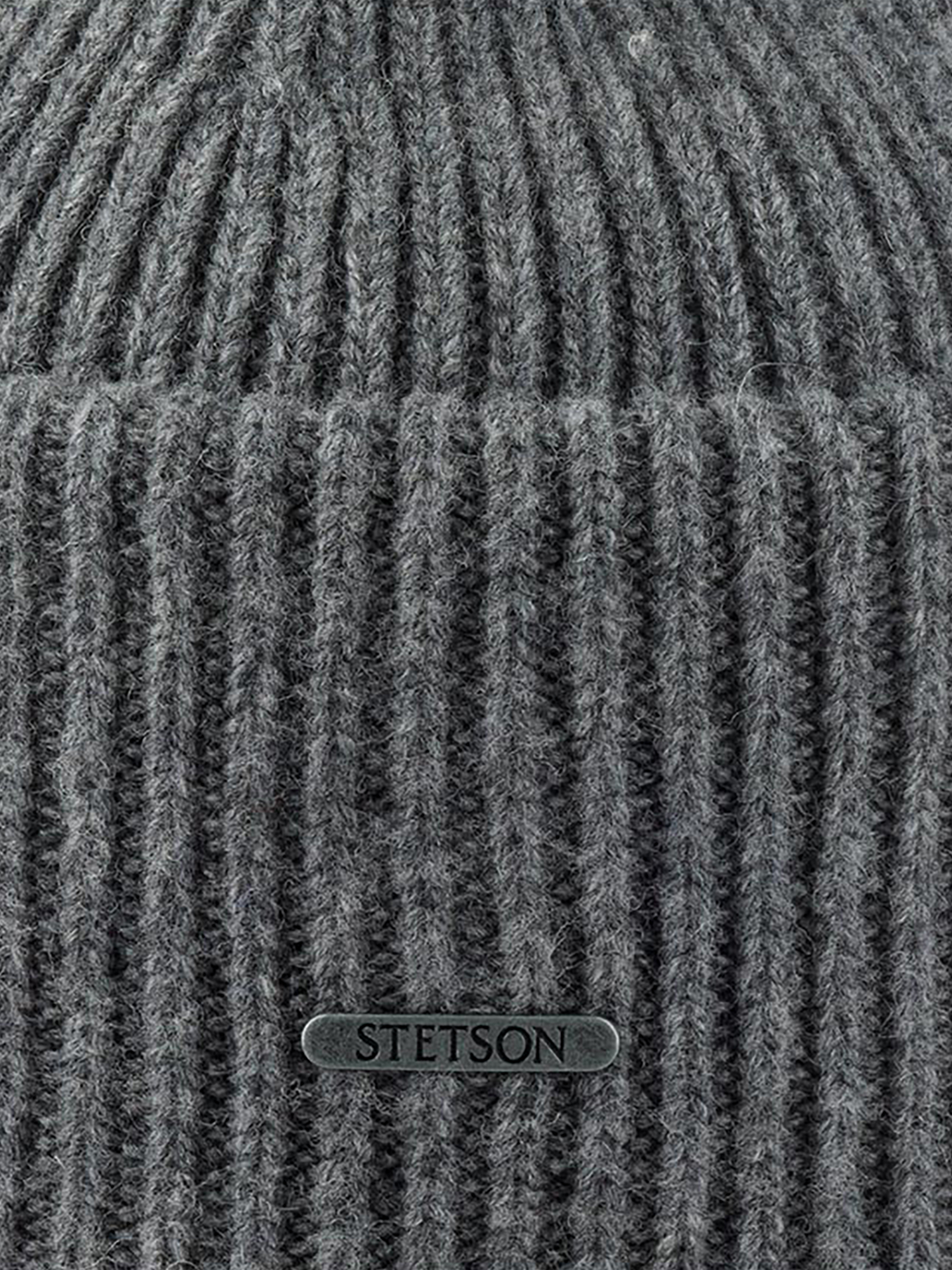 Шапка с отворотом STETSON 8599382 BEANIE WOOL (серый), Серый 02-750XDOXS9Z-80, размер Без размера - фото 4