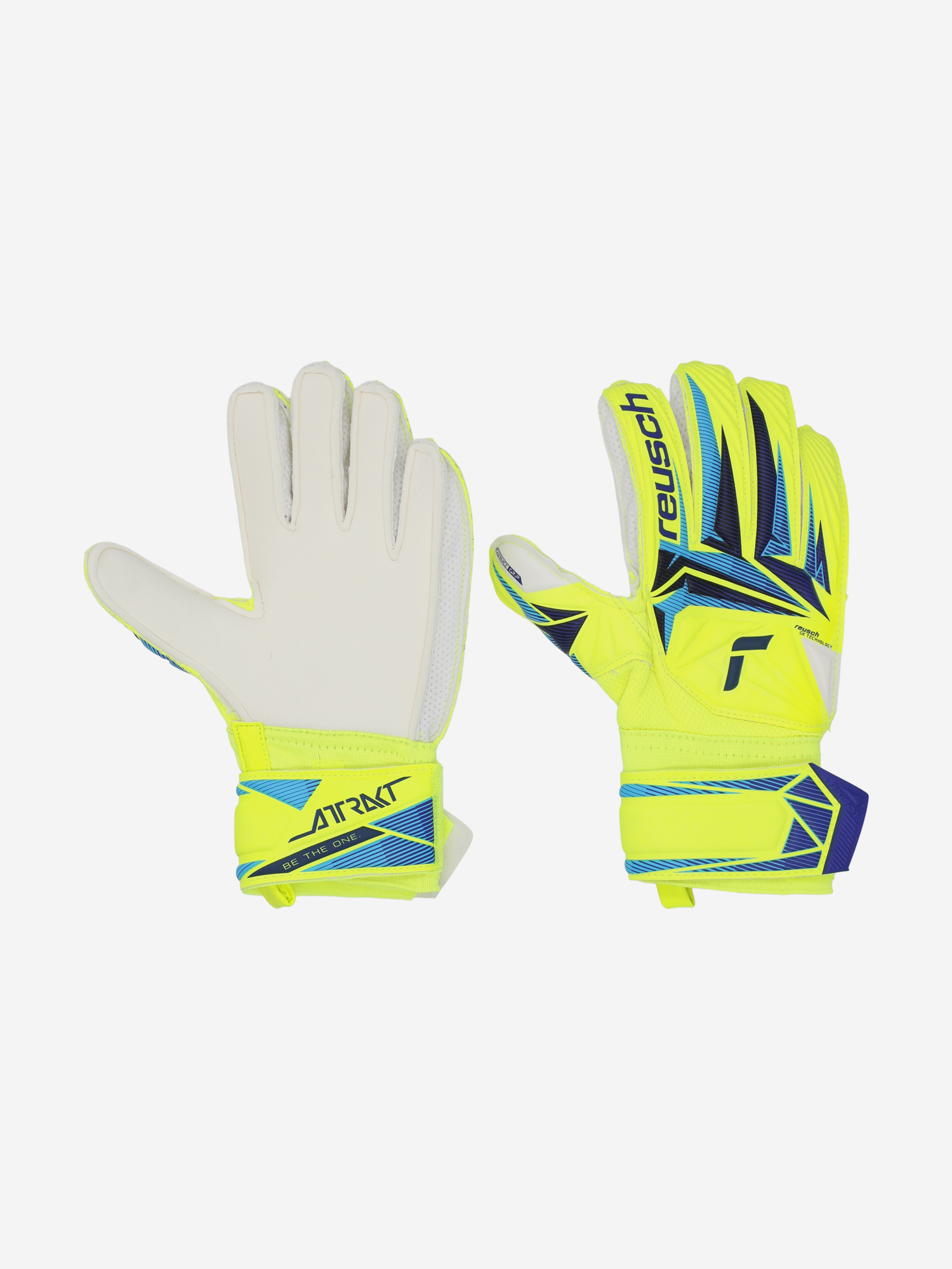 

Перчатки вратарские Reusch Attrakt Advance Junior, Желтый