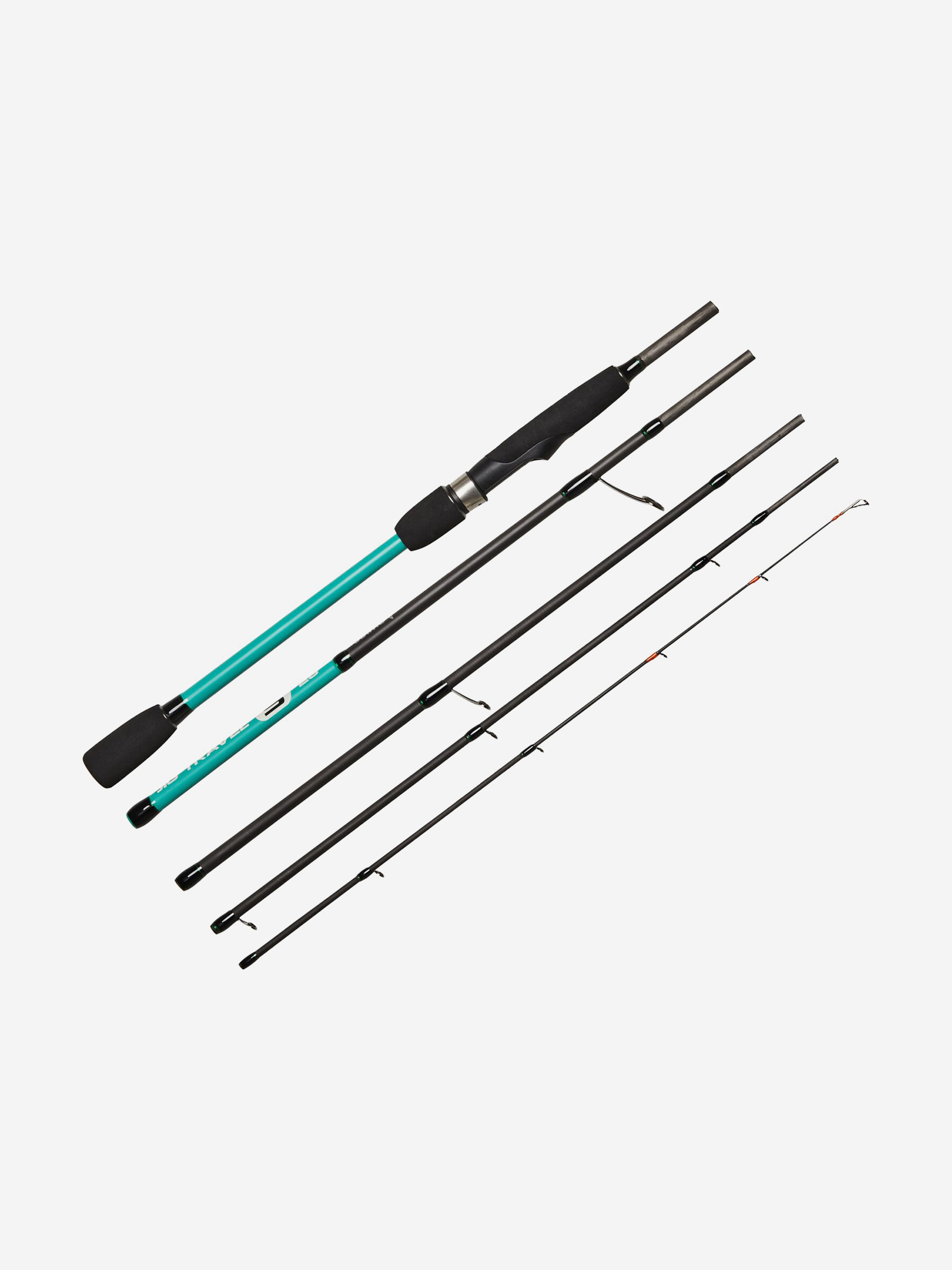 Изображение товара Спиннинг Salmo Elite JIG TRAVEL S 28 7'6/2.29, Черный/бирюзовый