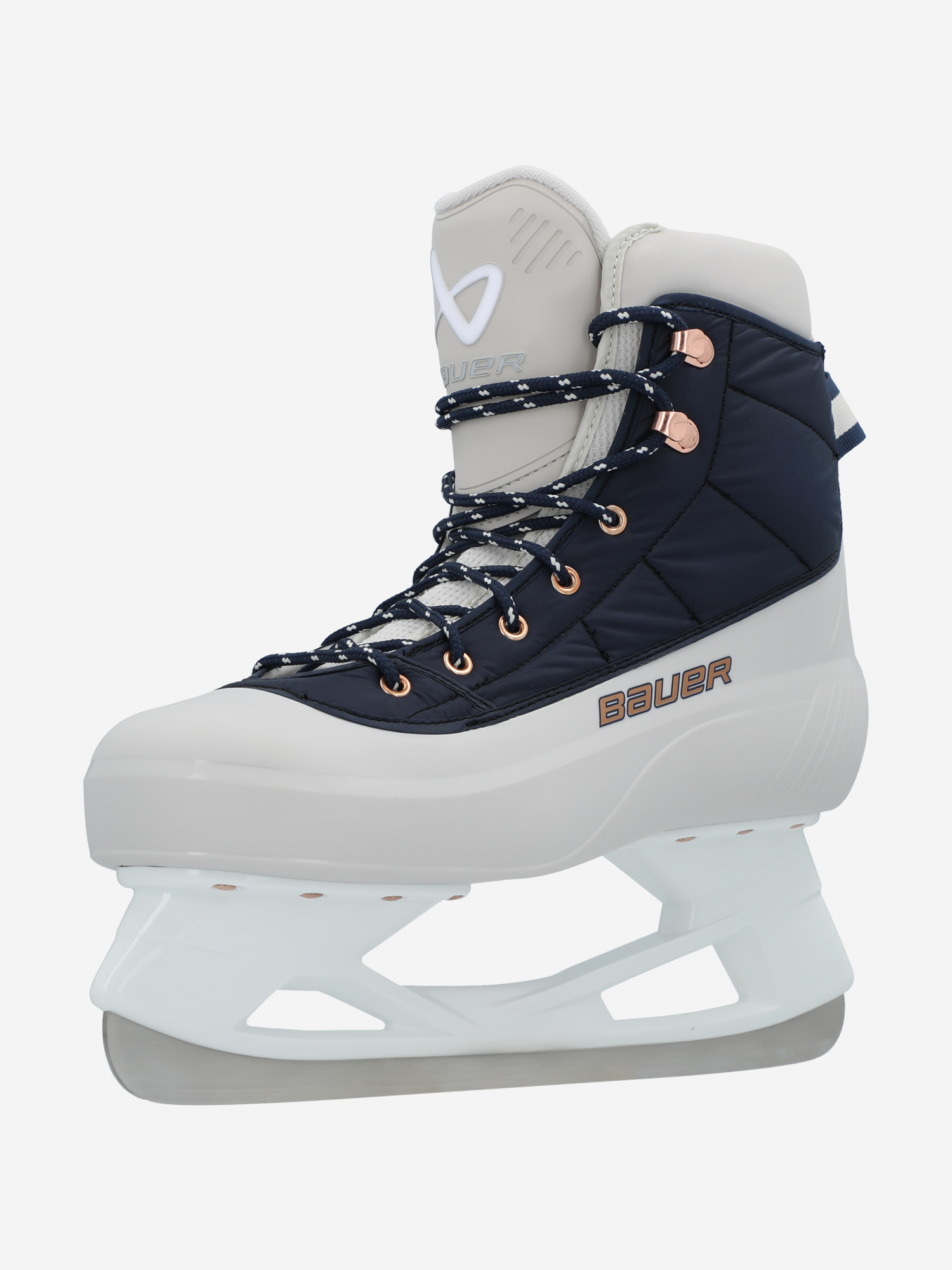 фото Фитнес-коньки с подогревом bauer radiant heated, белый