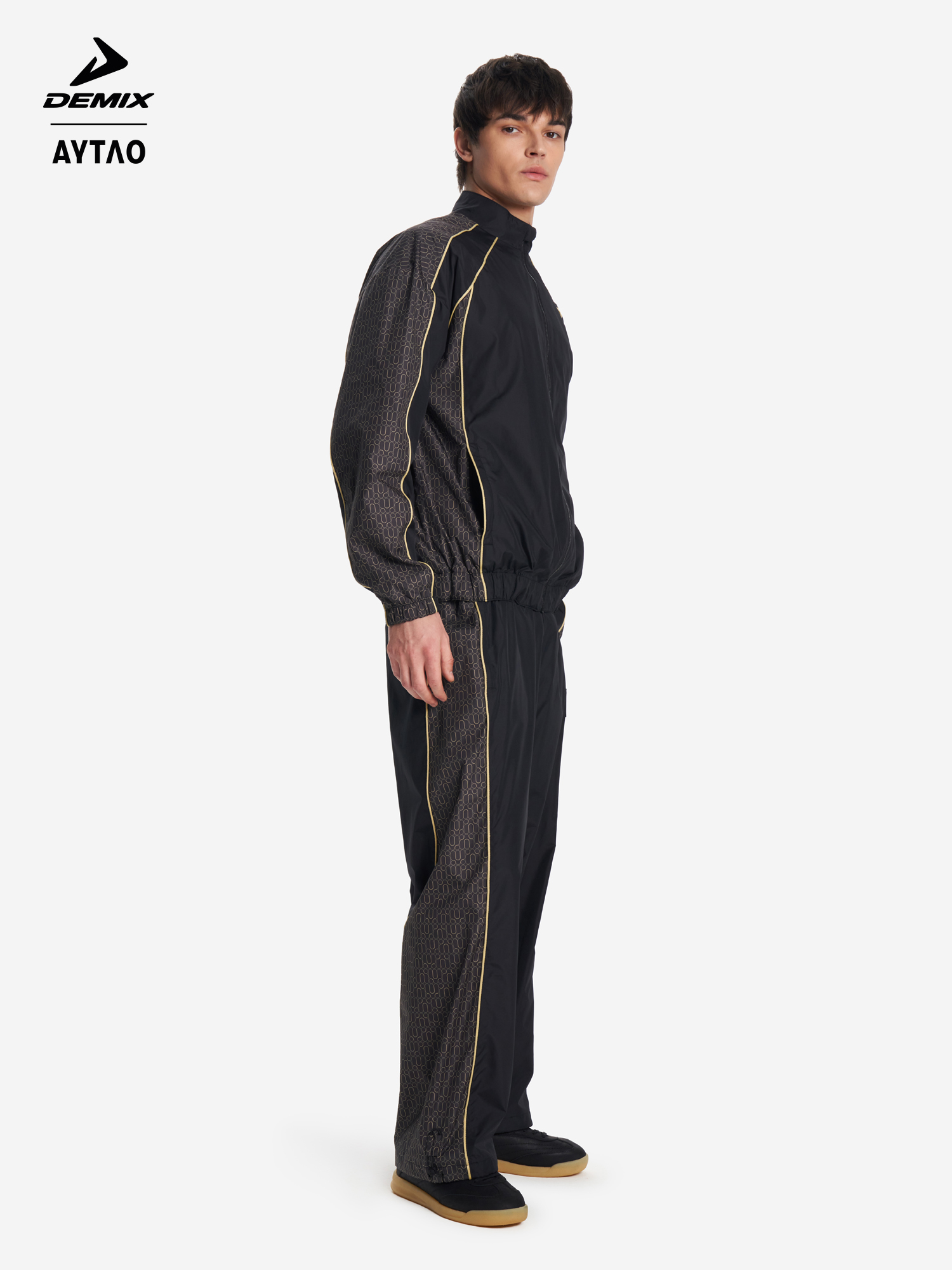 Ветровка Demix x AYTΛO, черный, арт. 142004DMX-BC